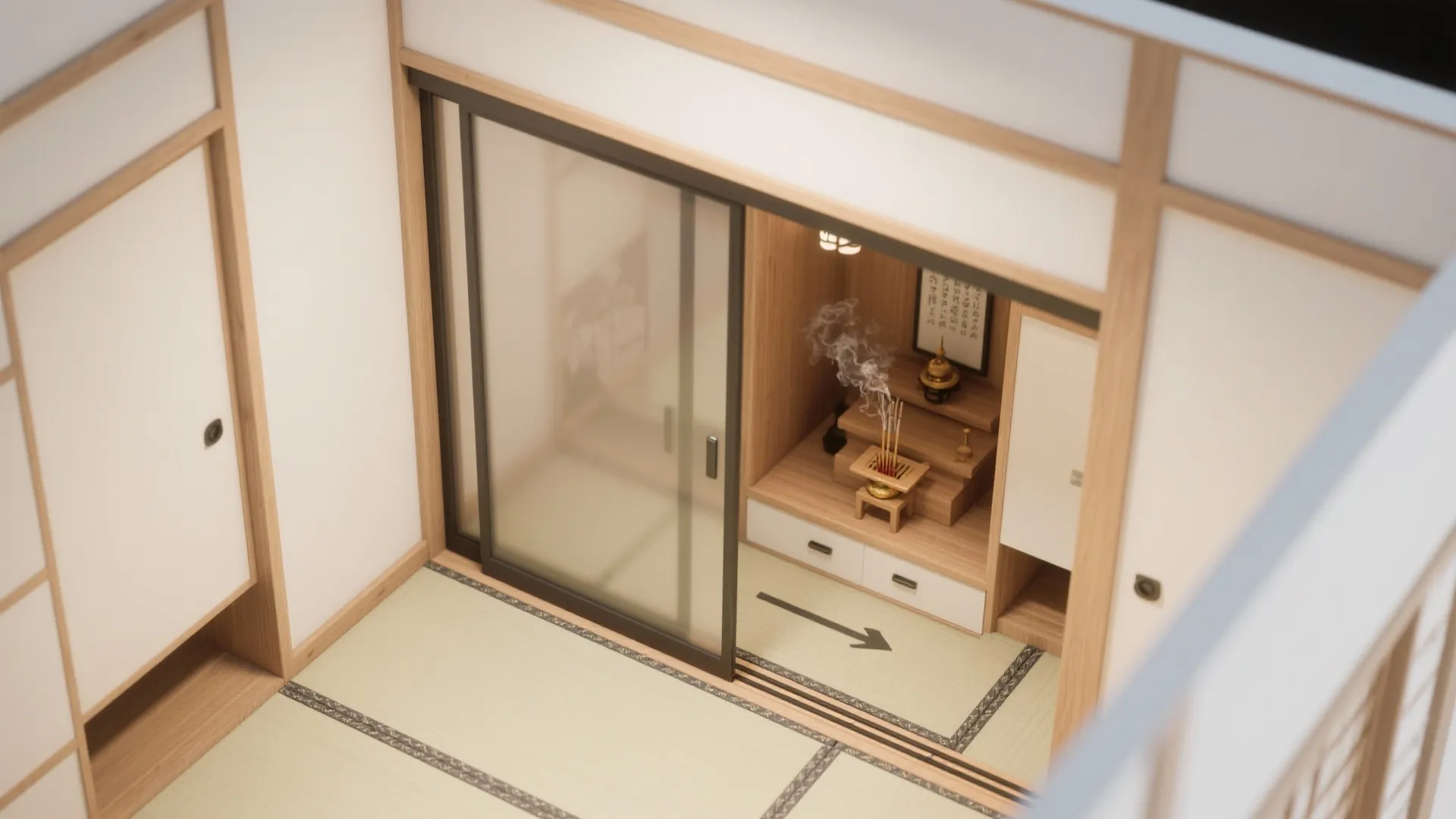 Sliding Glass Doors to Save Floor Space