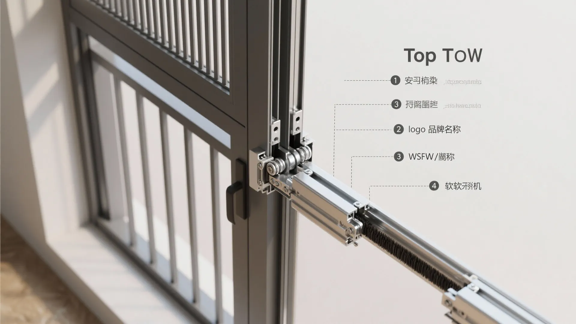 Sliding Grill Doors with Smart Locks