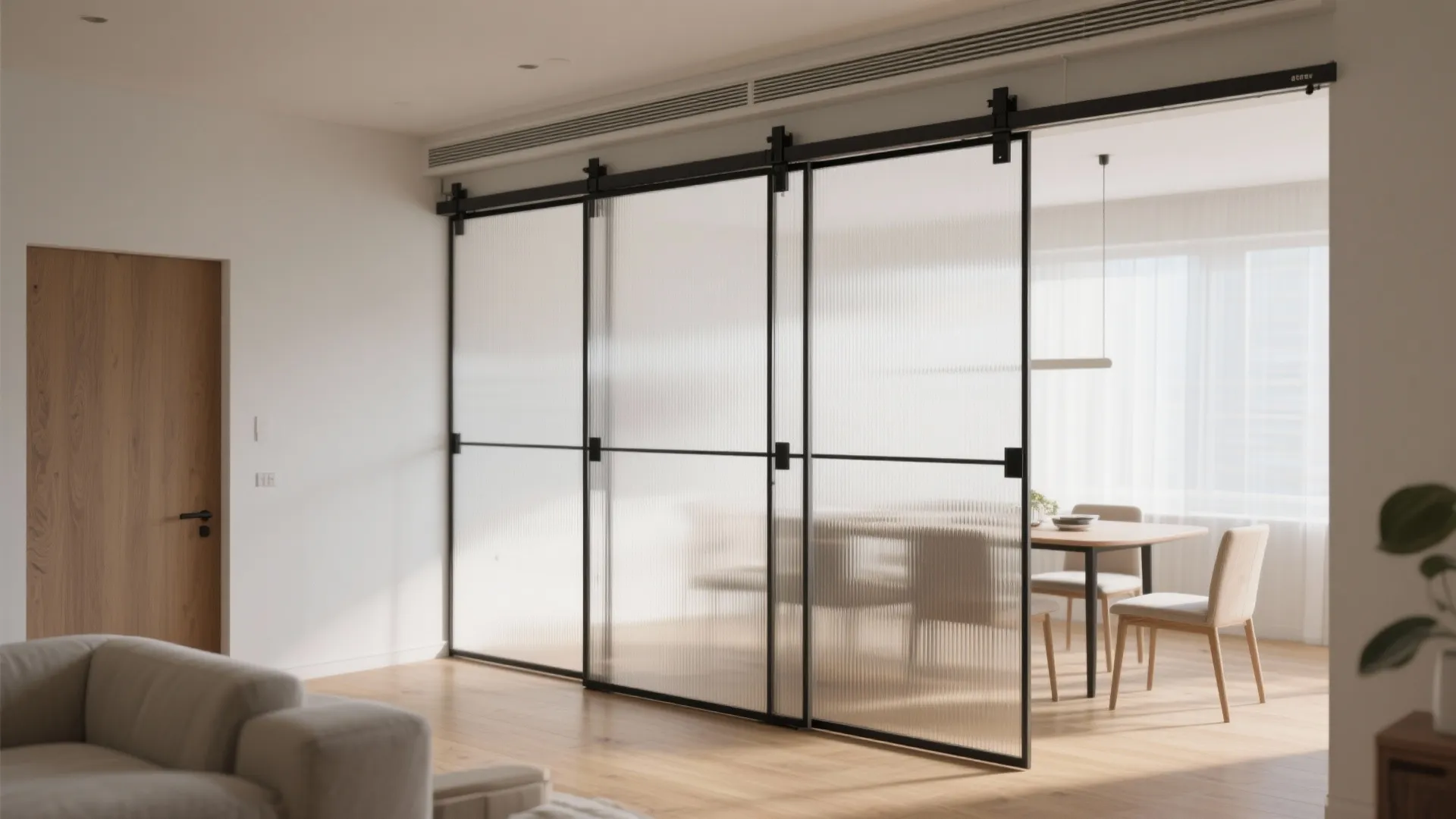 Sliding and foldable partitions for true flexibility