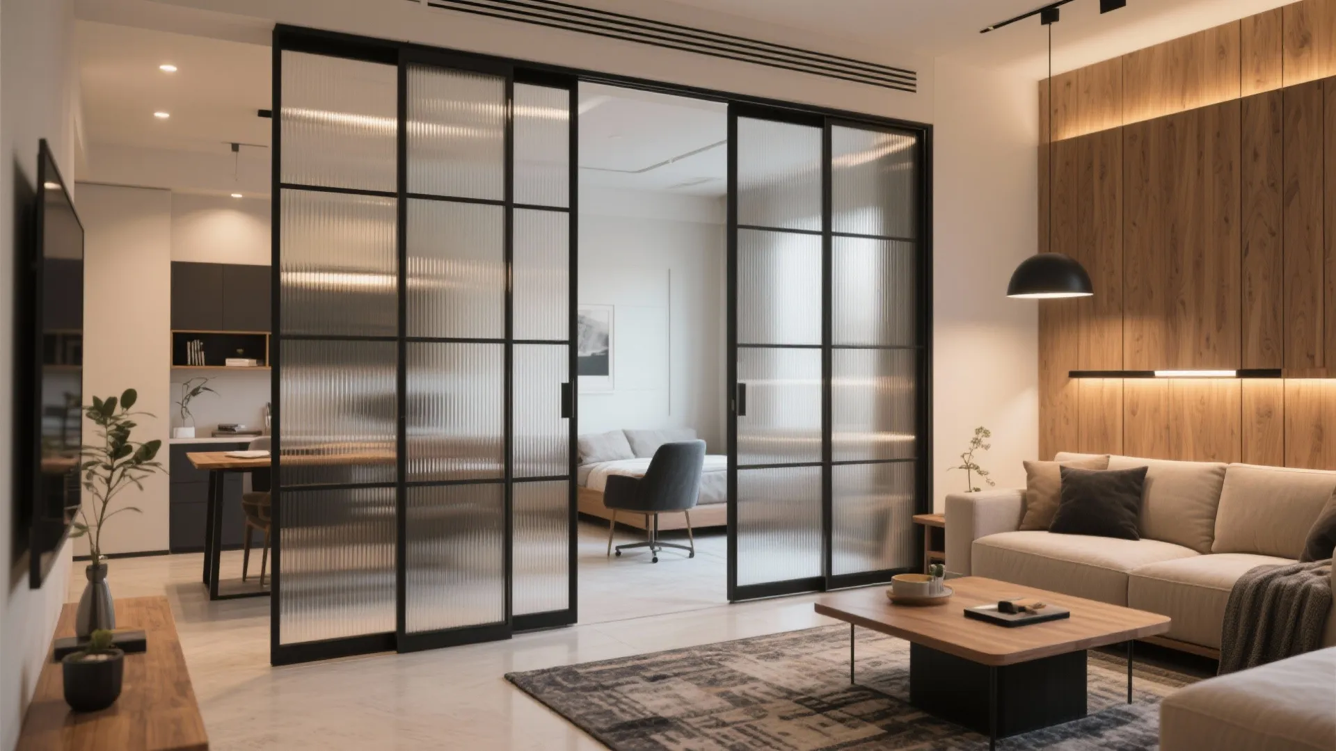 Flexible Open Plan with Sliding Screens