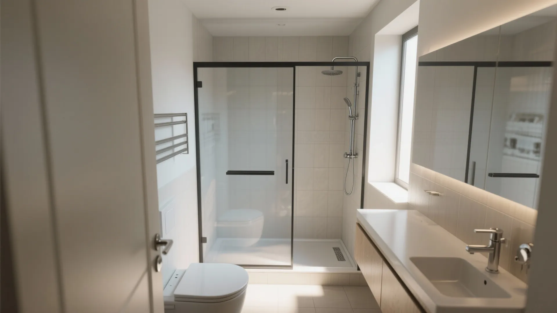 2. Sliding shower doors