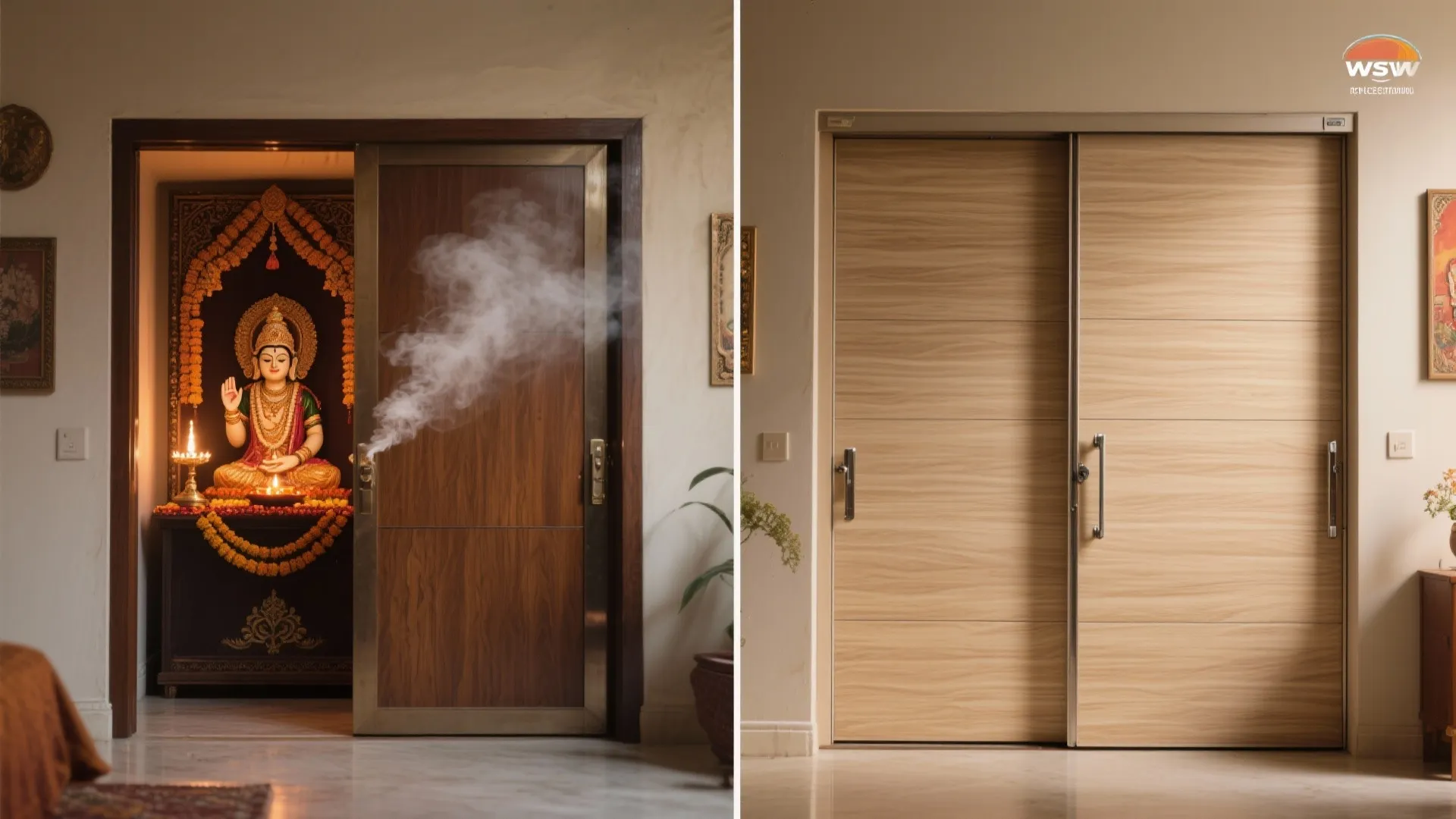 4. Sliding Door Shrine: Privacy on Demand