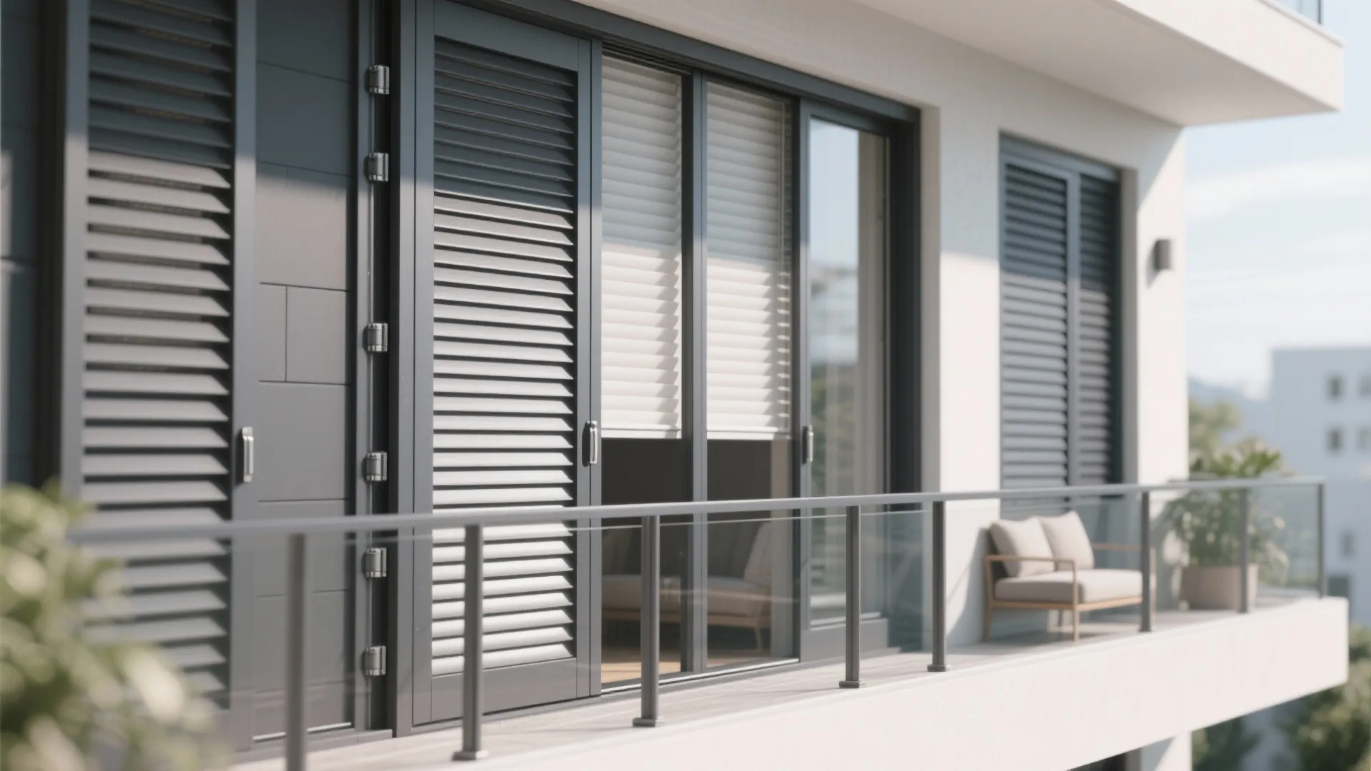 Sliding Shutters and Modular Partitions