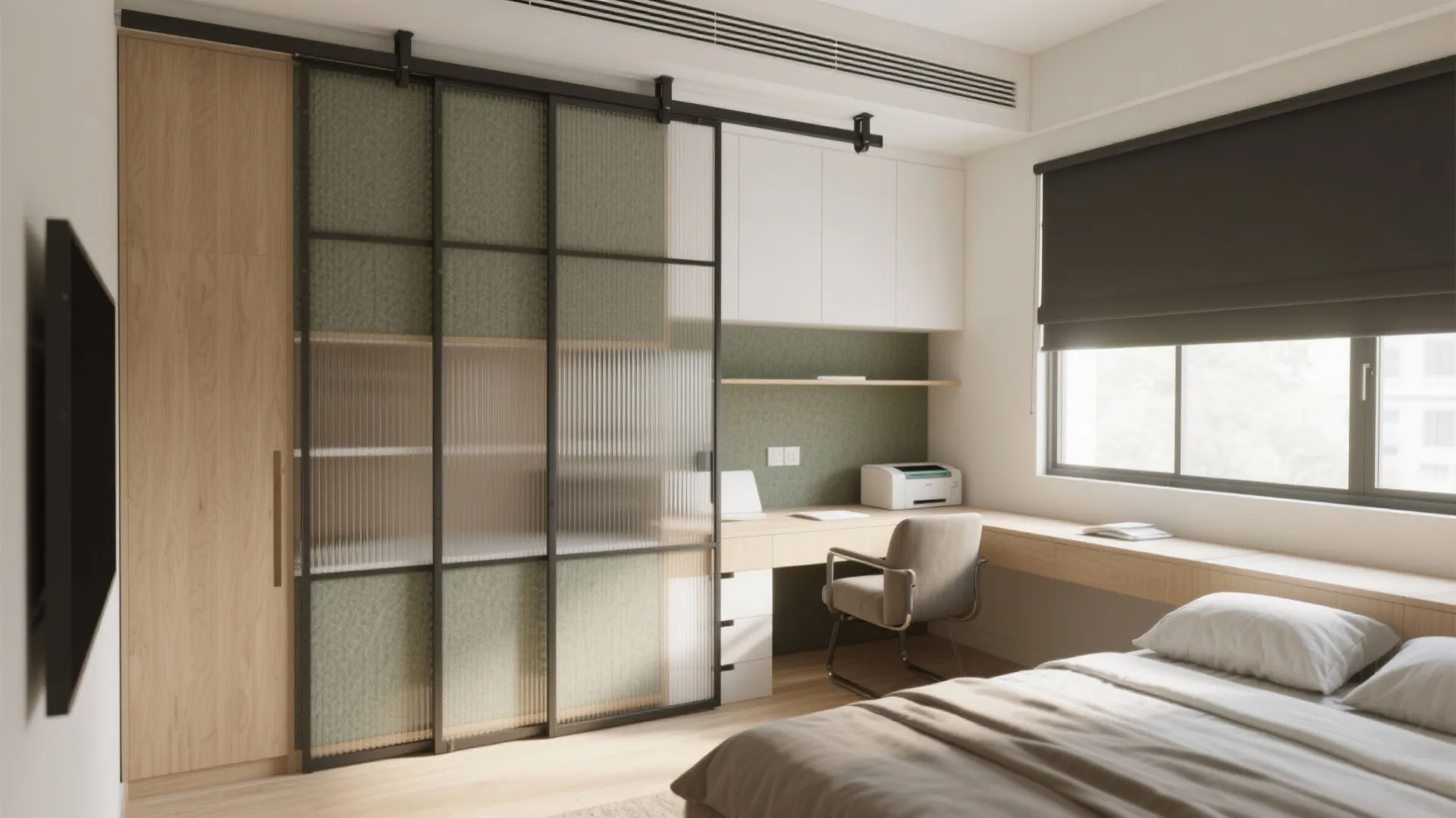 3) Sliding Walls to Shape a Day-to-Night Home