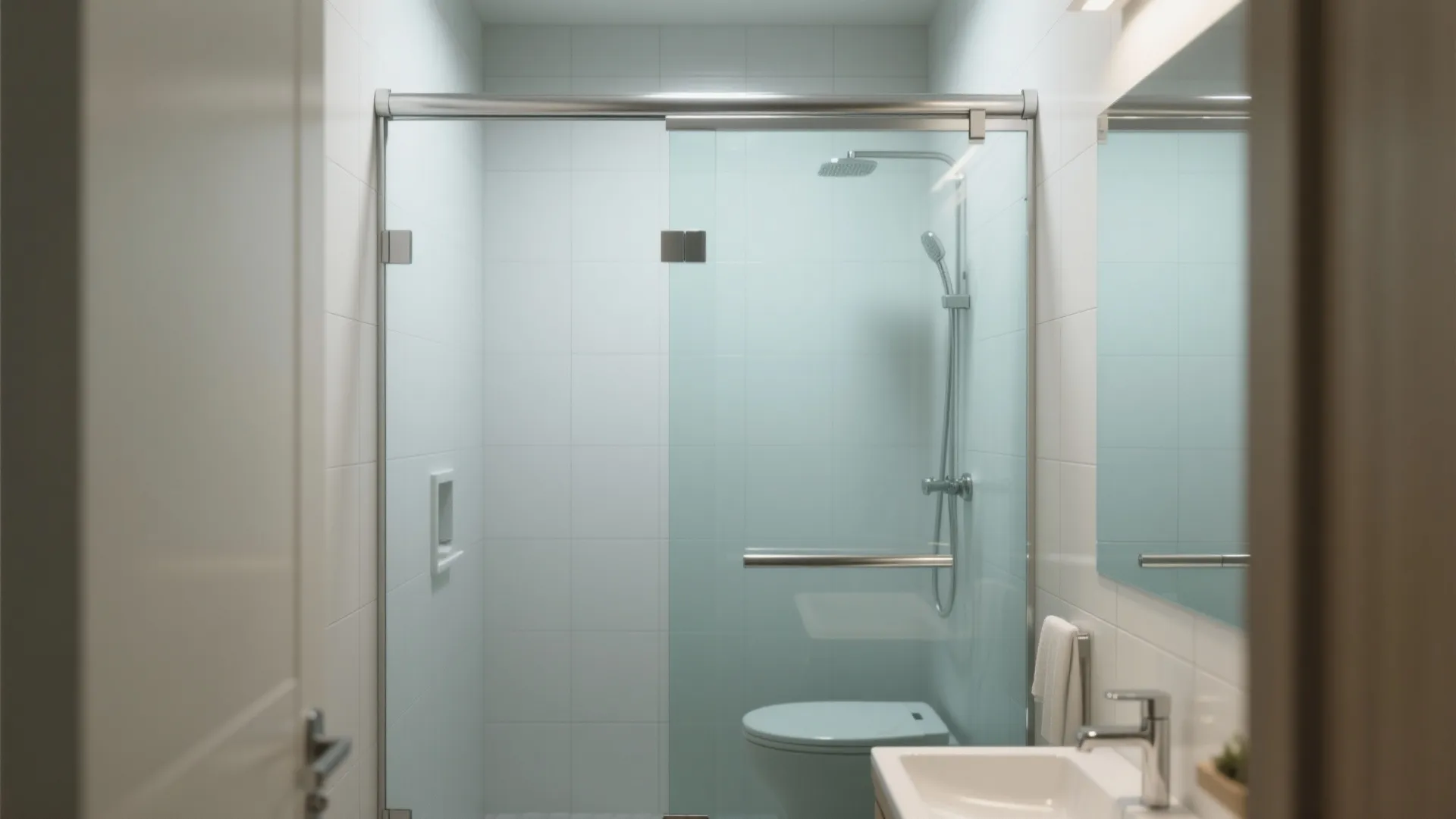 2. Sliding glass door (top-hung)