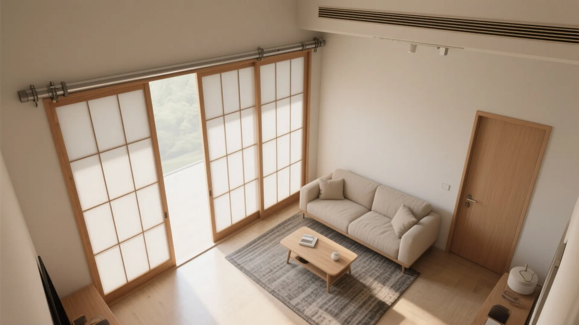 Sliding or Folding Screens for Flex Zones