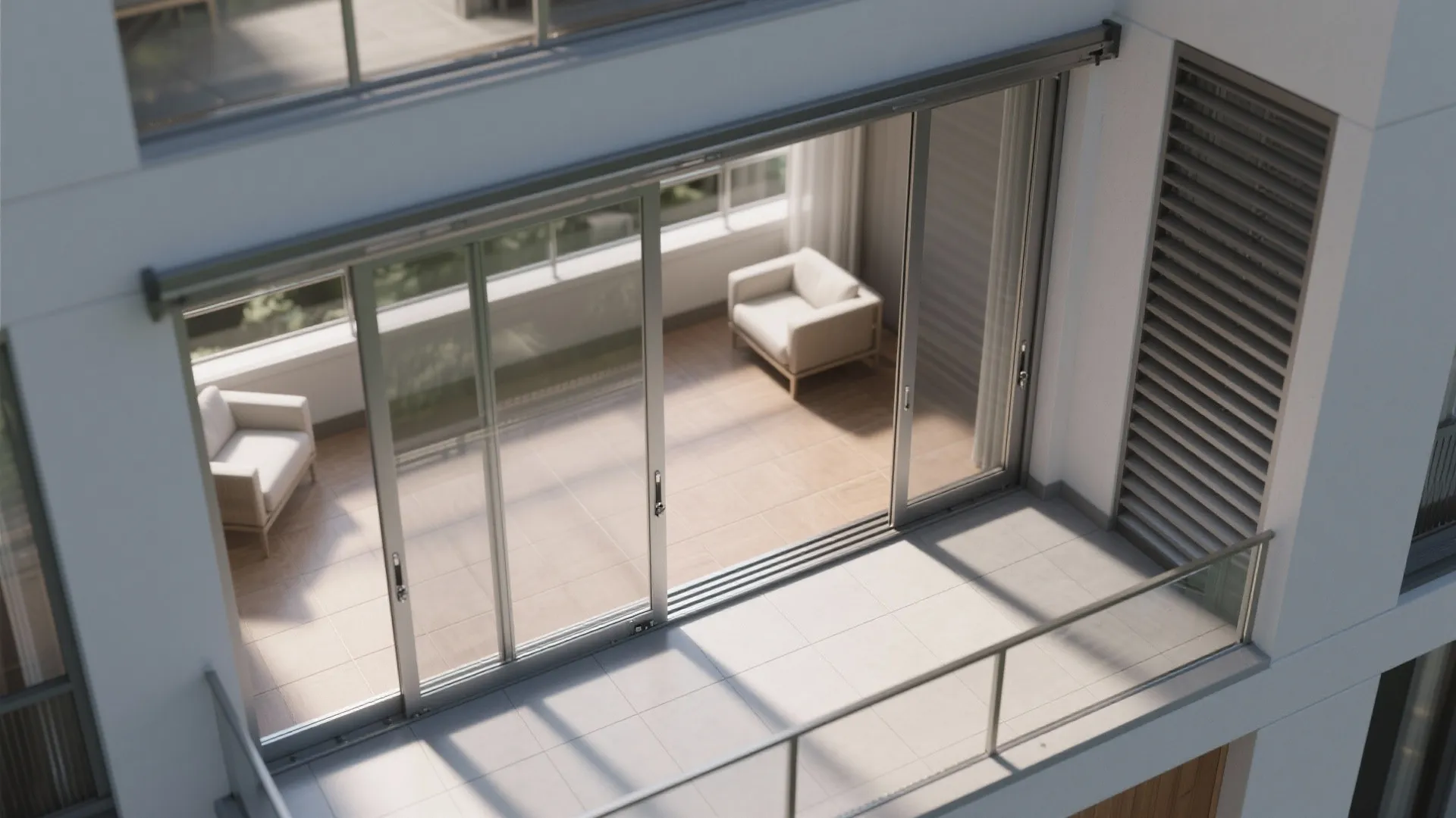 2) Sliding Glass Enclosures: Flexible Weather Control