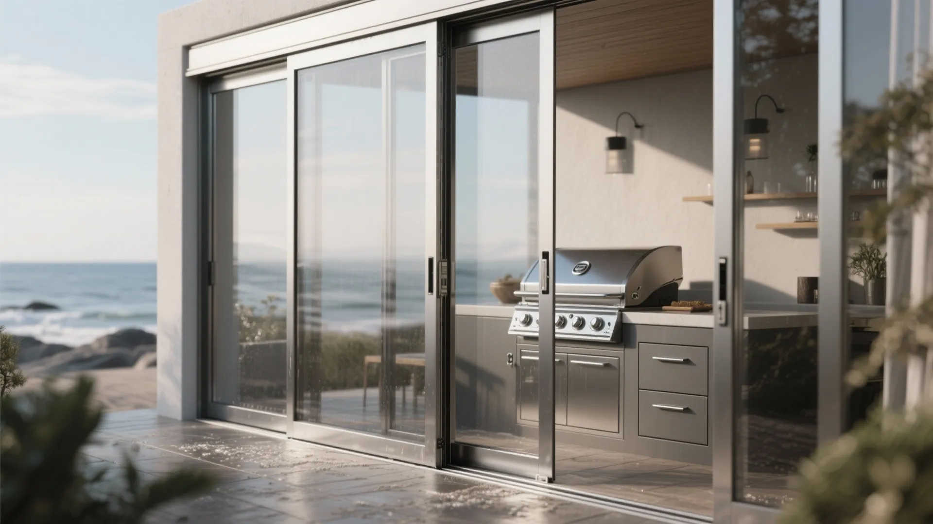 1. Weatherproof Sliding Panels