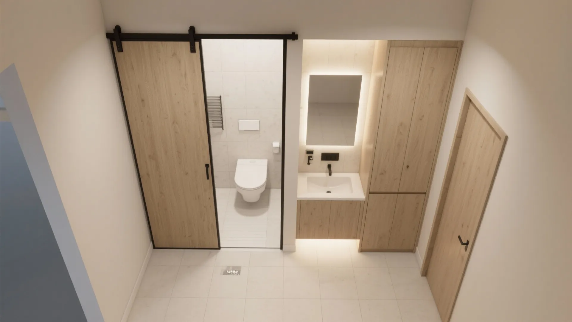 2) Soft-Close Sliding Door Locks (Pocket/Barn With Edge Pull)