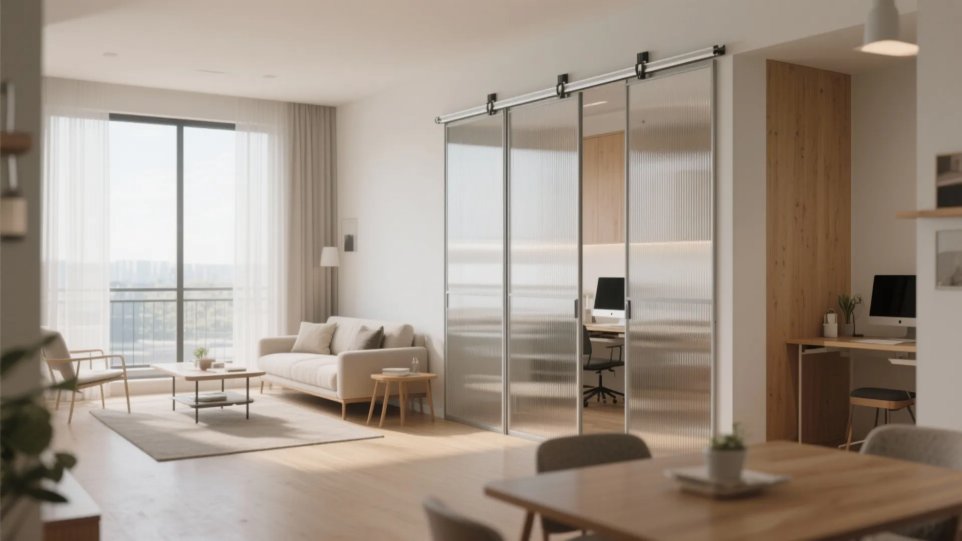 Sliding Partitions to Flex Living, Dining, and WFH