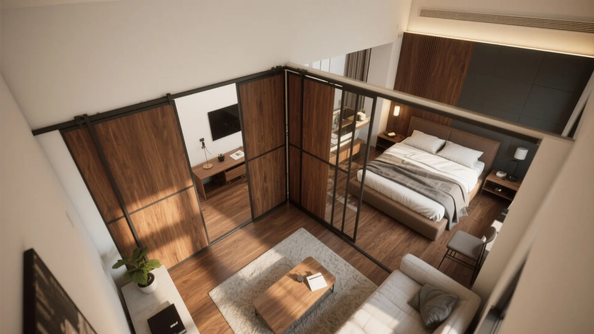 Sliding Wooden Screens