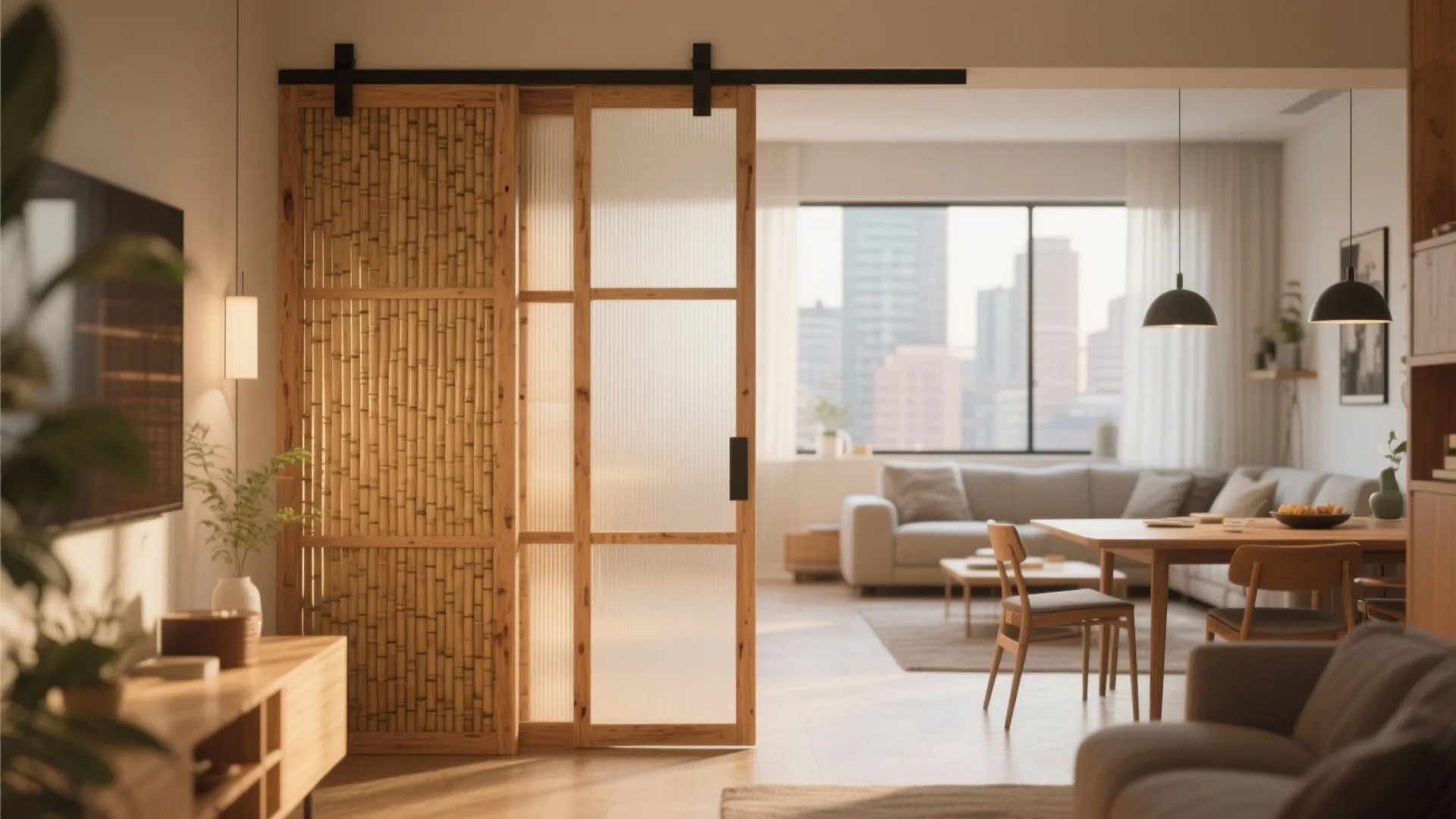 Sliding Wooden Screens
