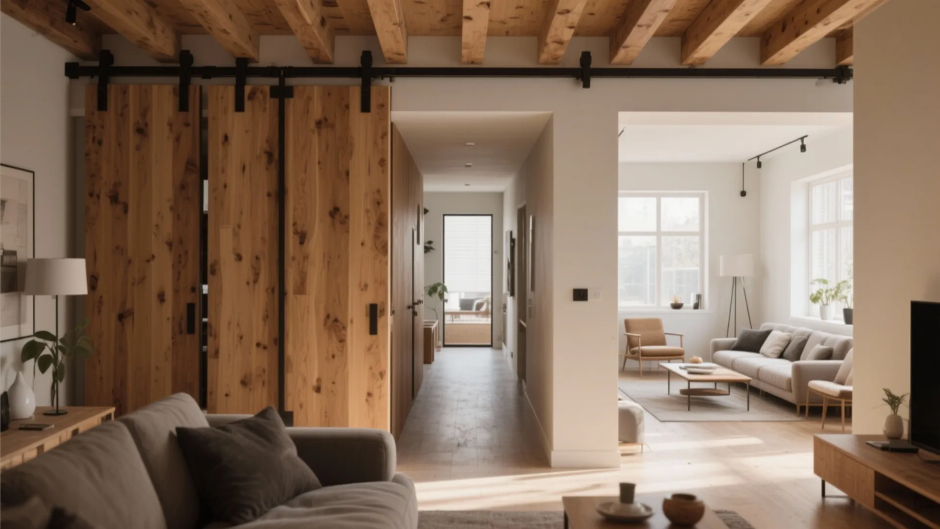 Sliding Wooden Panels