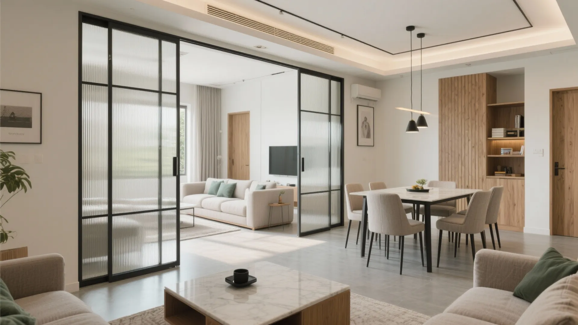 Flexible Zoning with Sliding Partitions