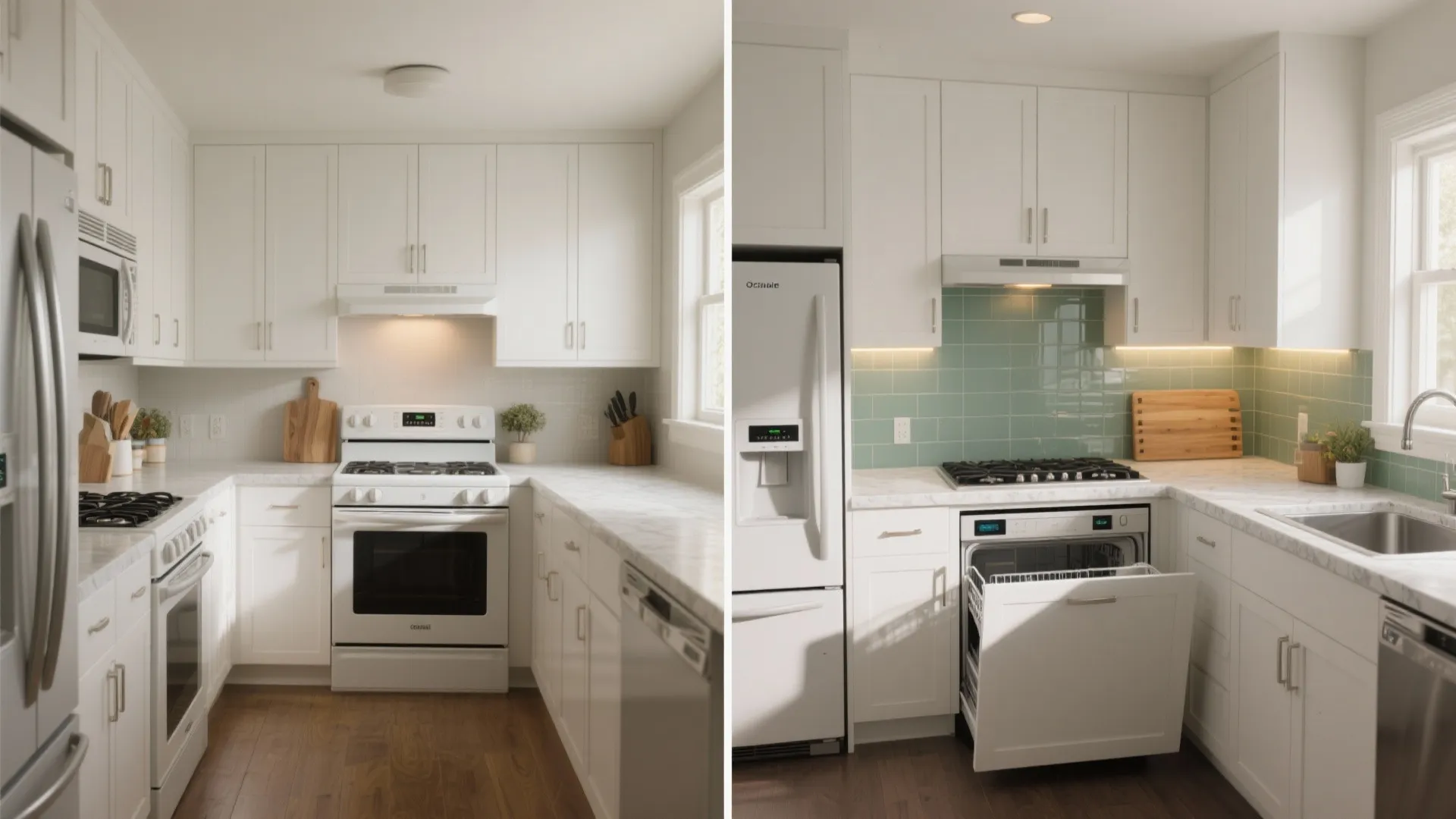 Slim appliances and multi-tasking surfaces