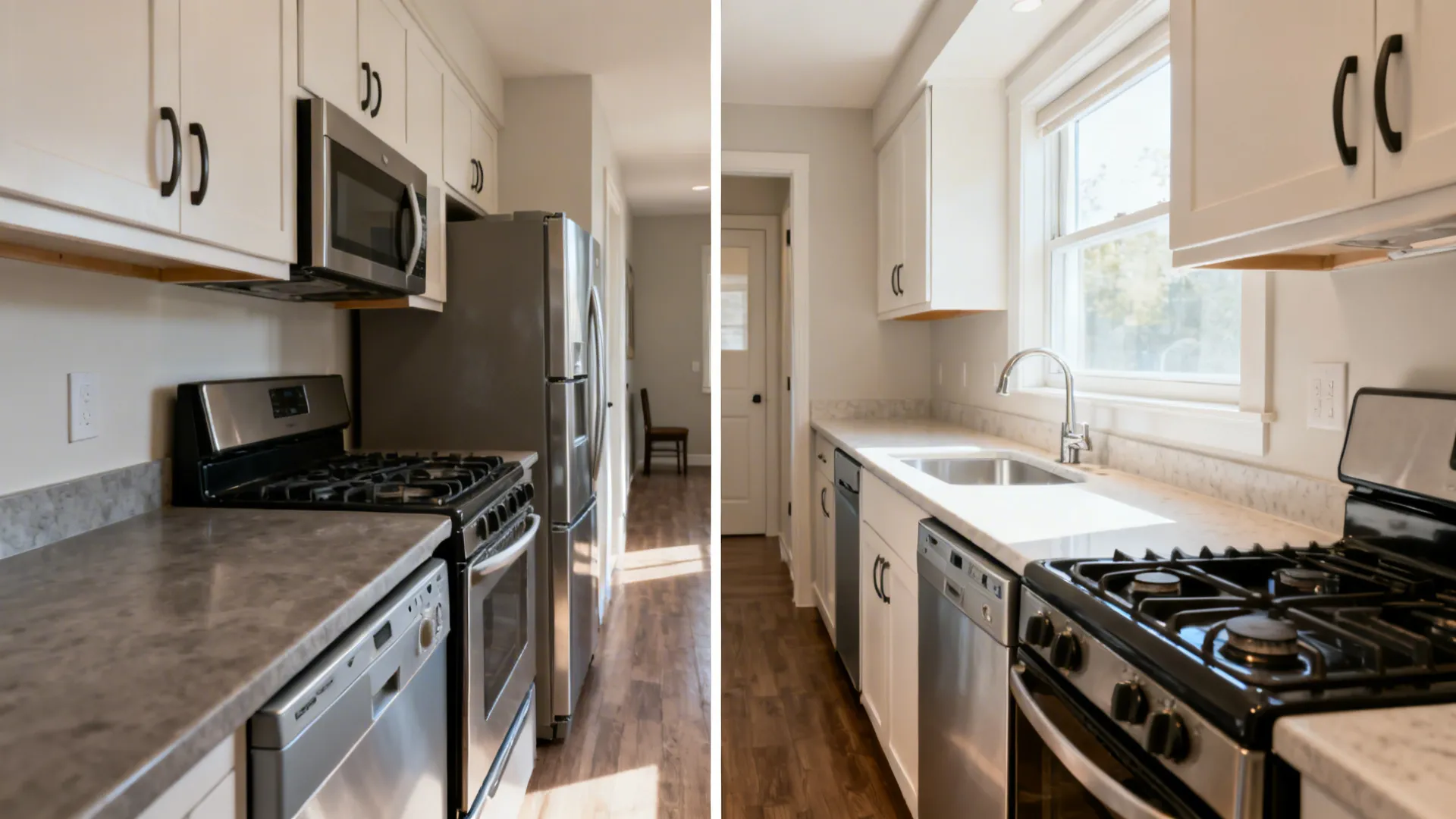 5) Slim appliances and a strategic prep zone