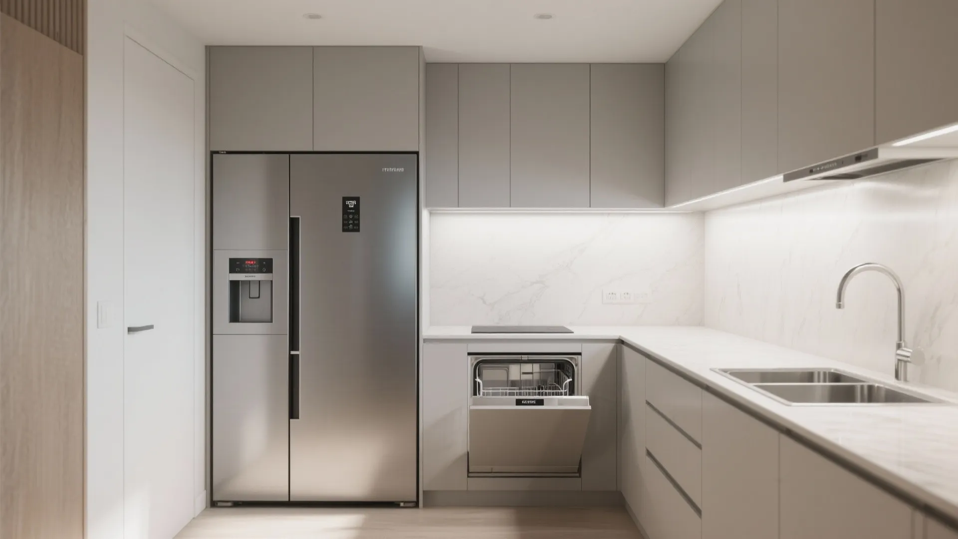 2. Slim, integrated appliances
