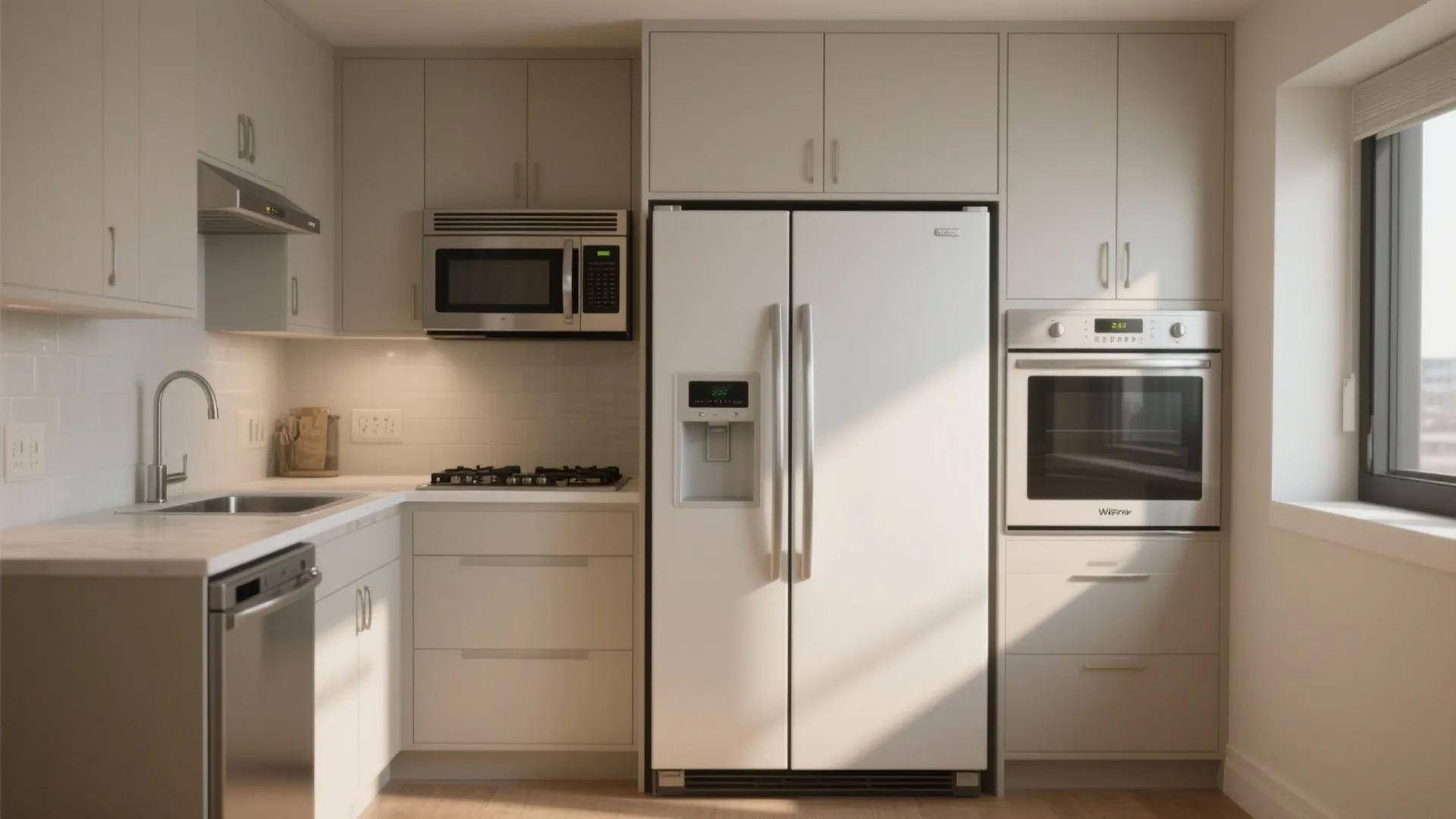 4. Slim Appliances & Integrated Fridges
