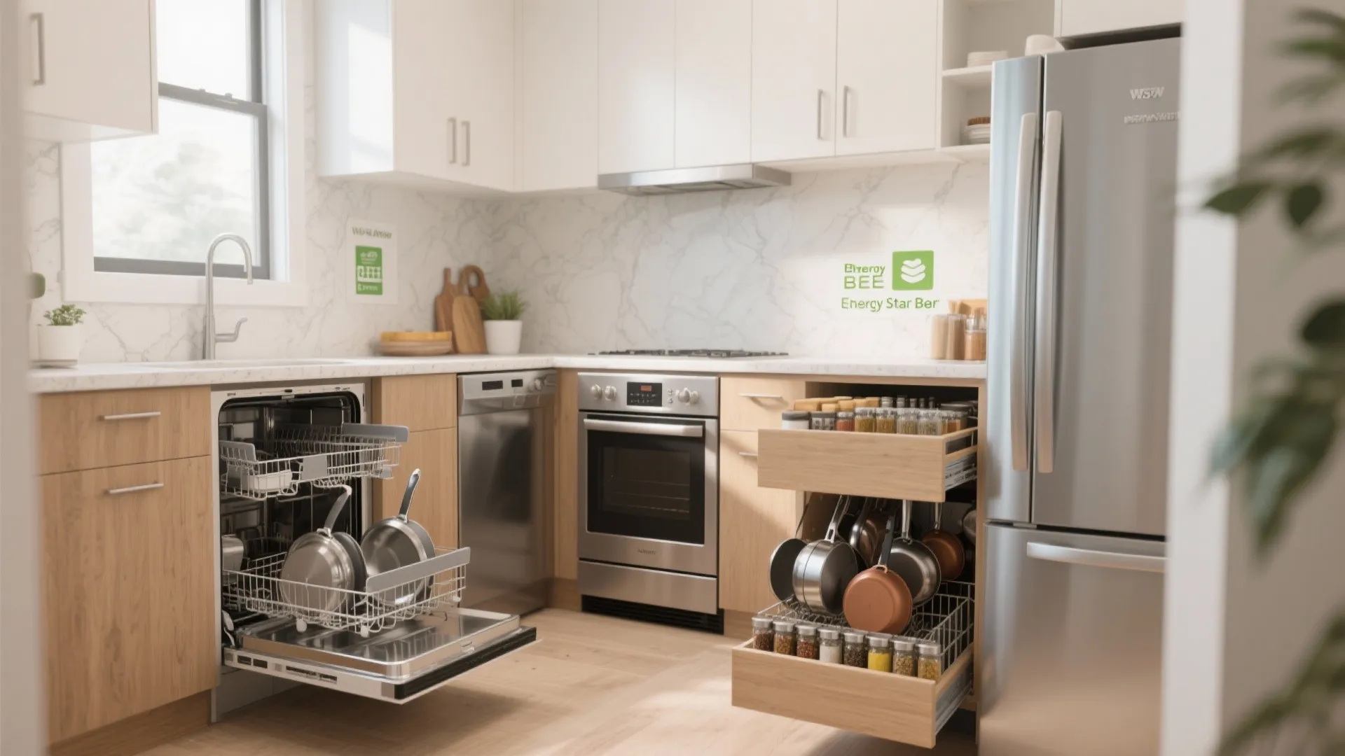 Smart Storage and Slim Appliances