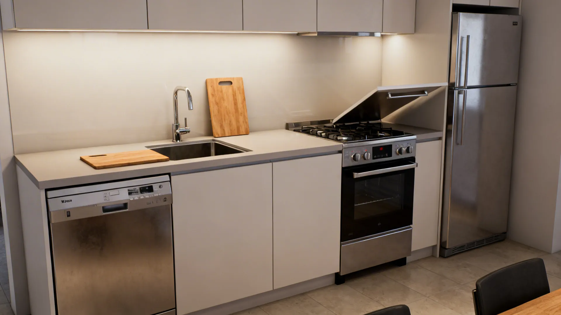 Slim Appliances and Multi-Use Surfaces