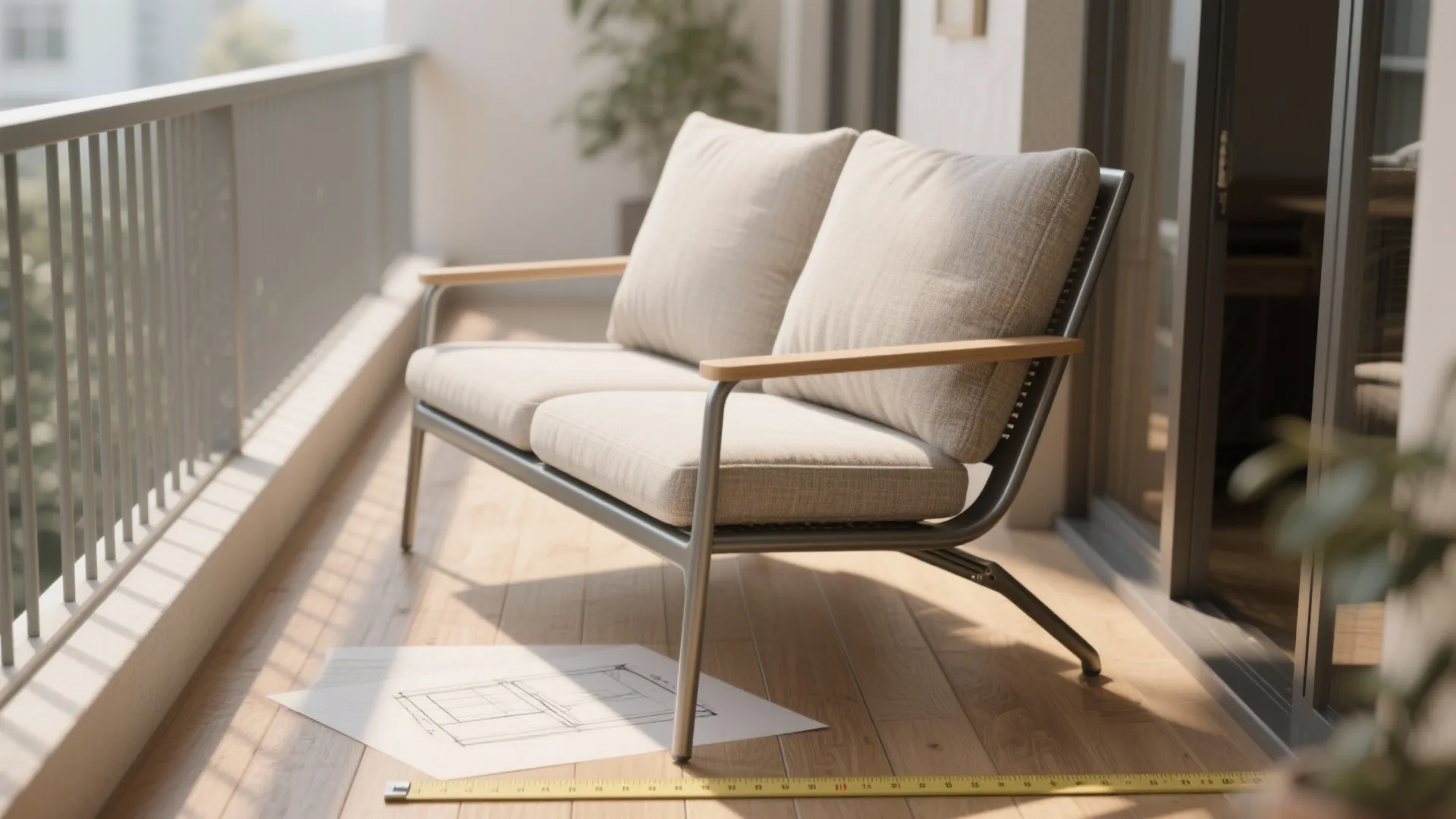 1. Slim-arm Two-Seater Glider