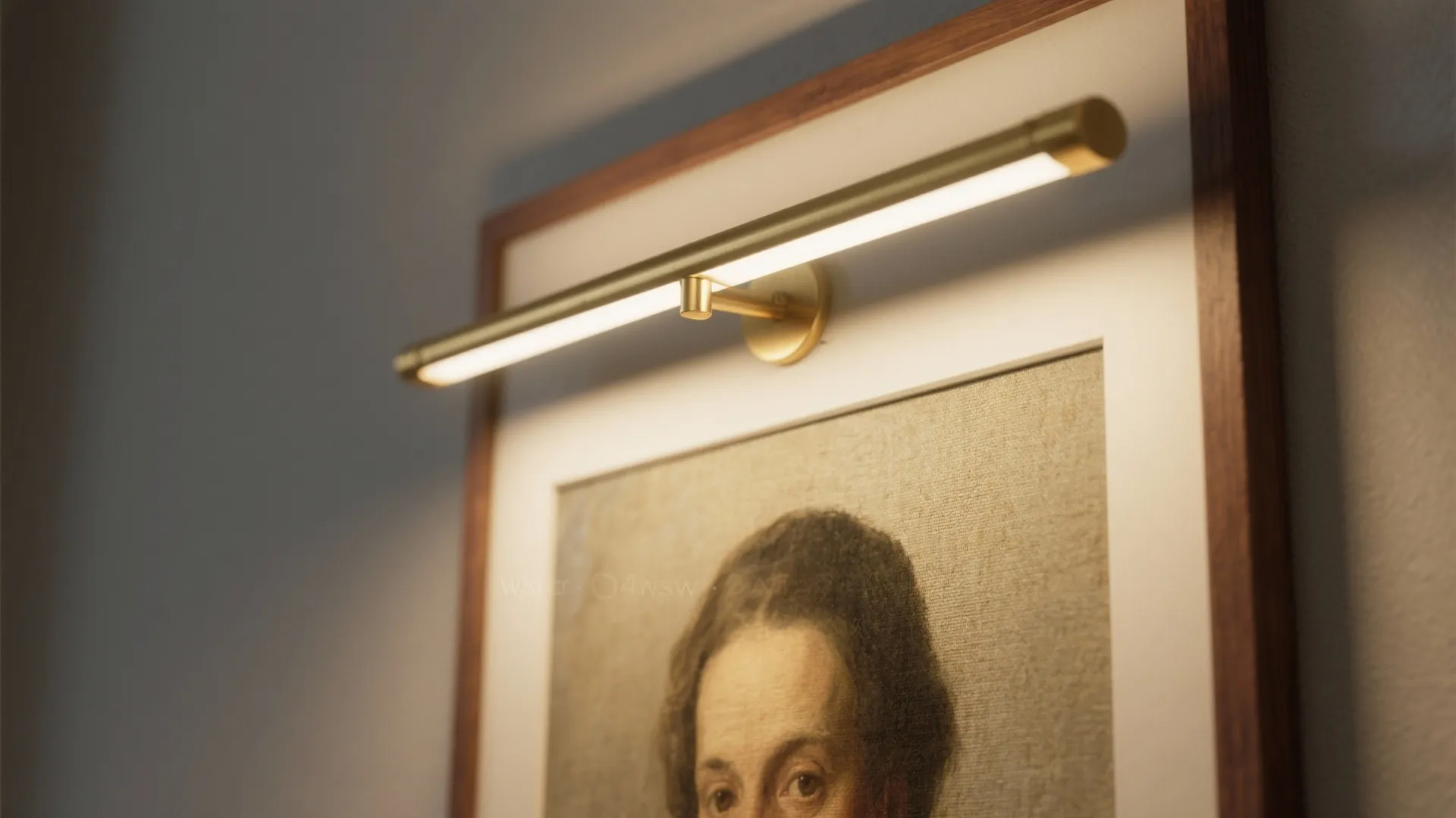 1. Picture Lights with Slim Arms