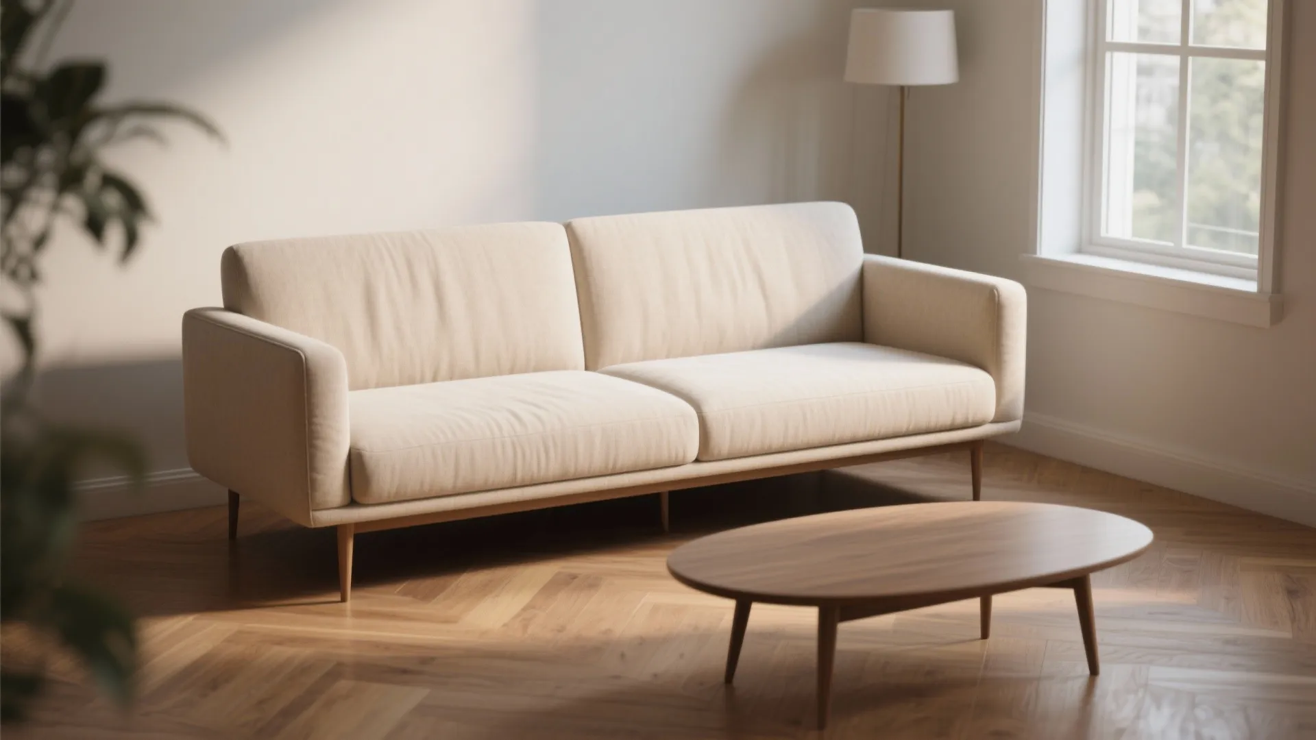 1. The Slim-Arm Loveseat