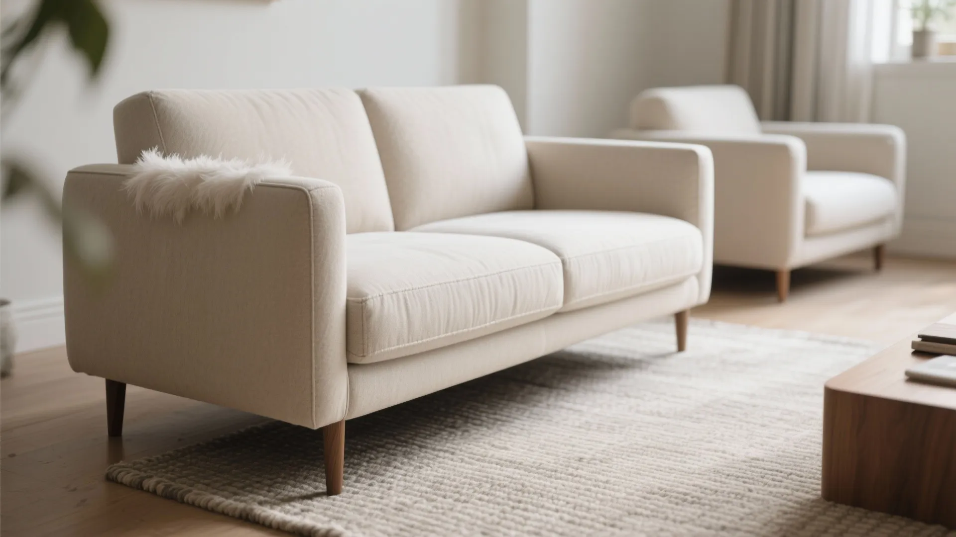 1) Low-Back + Slim-Arm Sofas to Maximize Sightlines