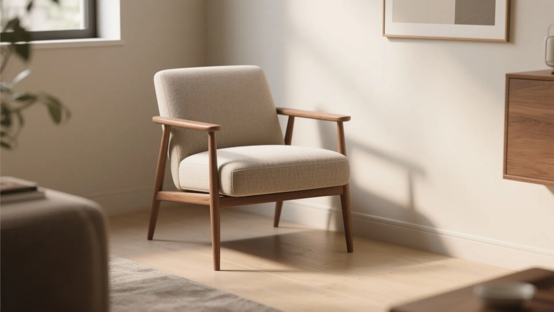 1. The Slim Profile Armchair