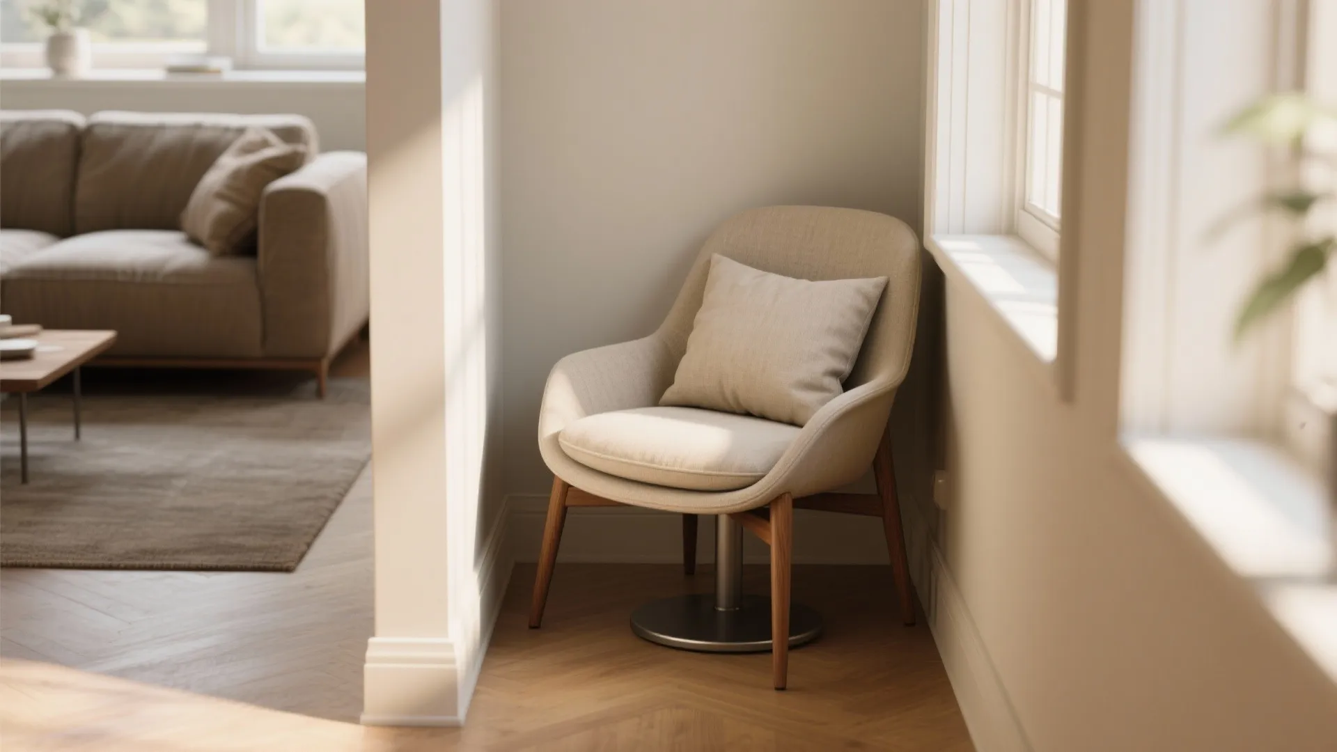 1. The Slim Armless Swivel for Tight Corners