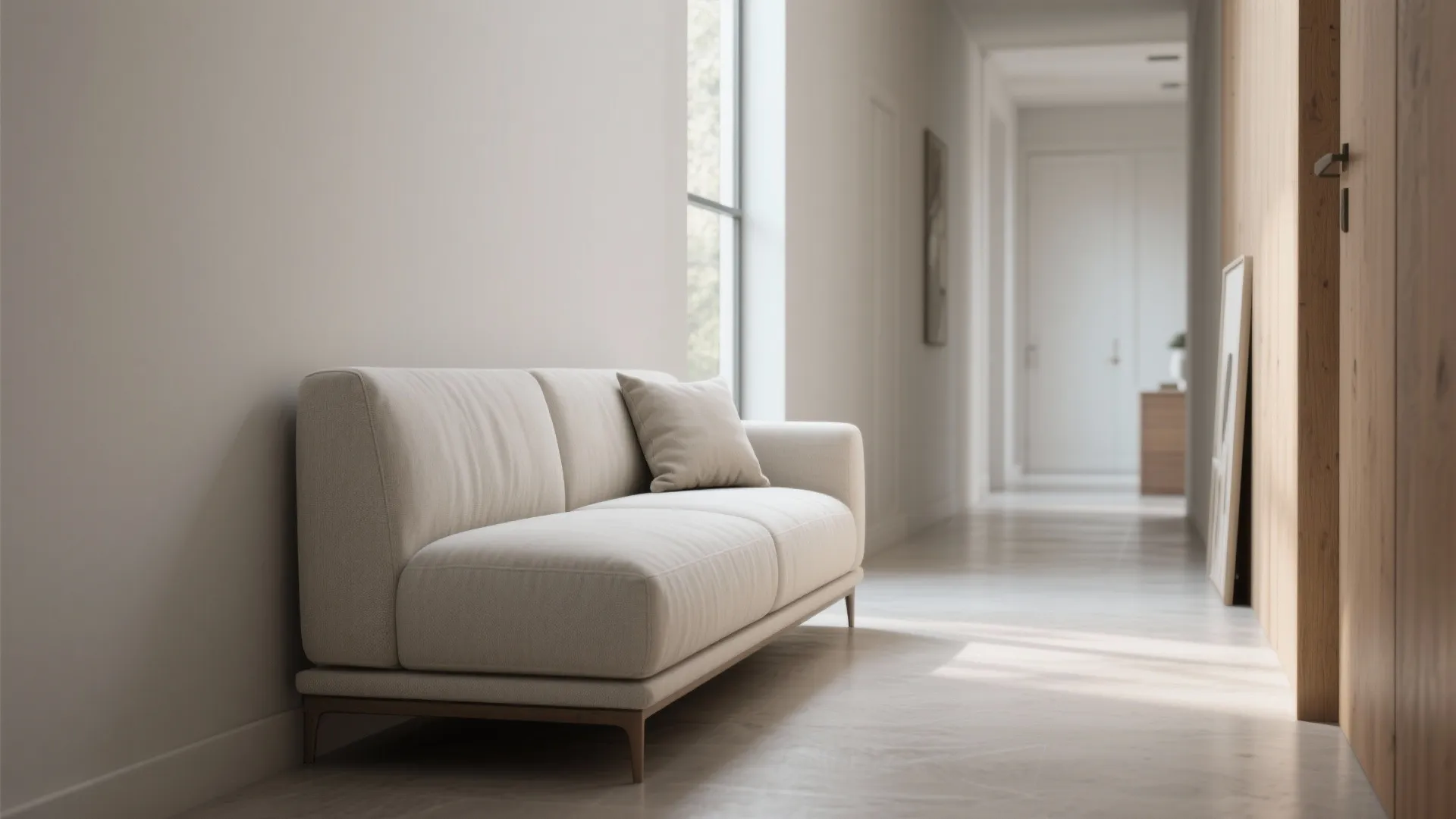 1. Go slim: the armless chaise for narrow rooms