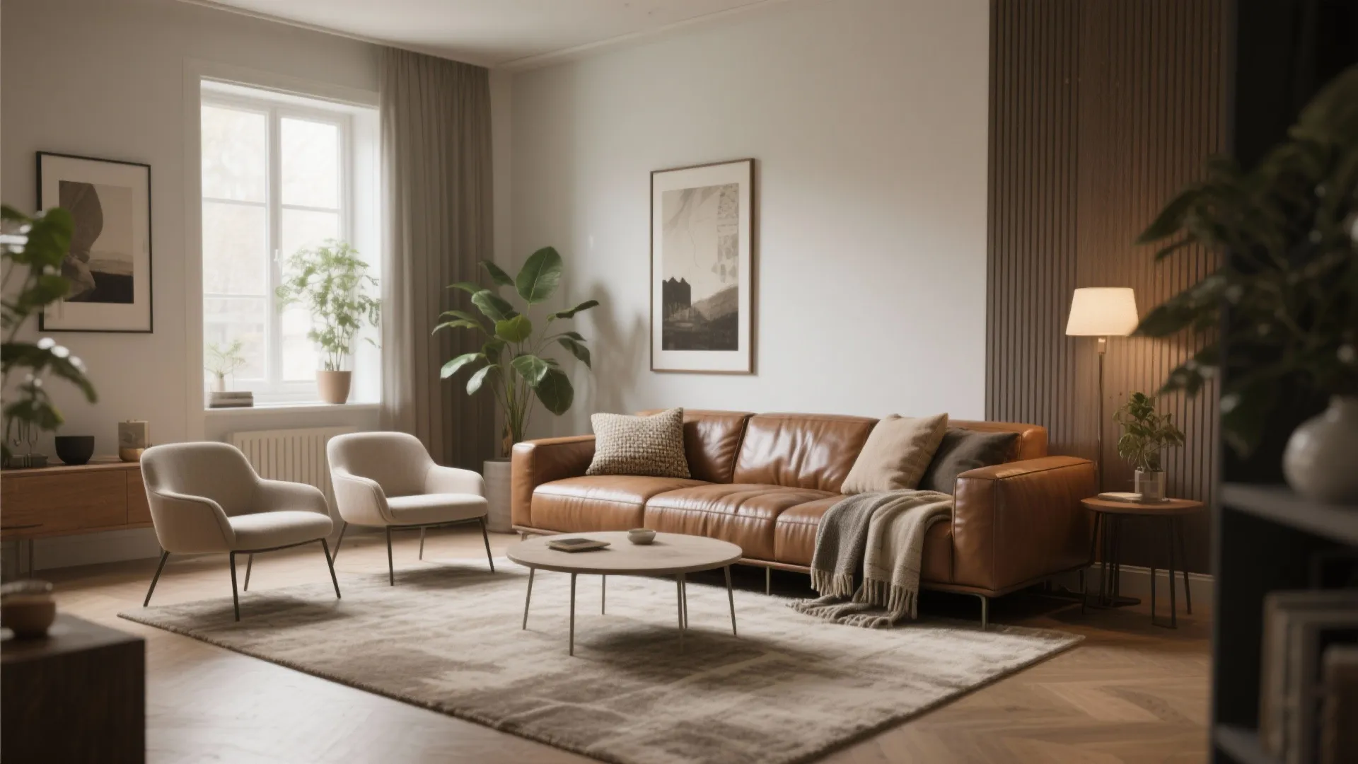 3. Pick slim arms and pair with armless chairs