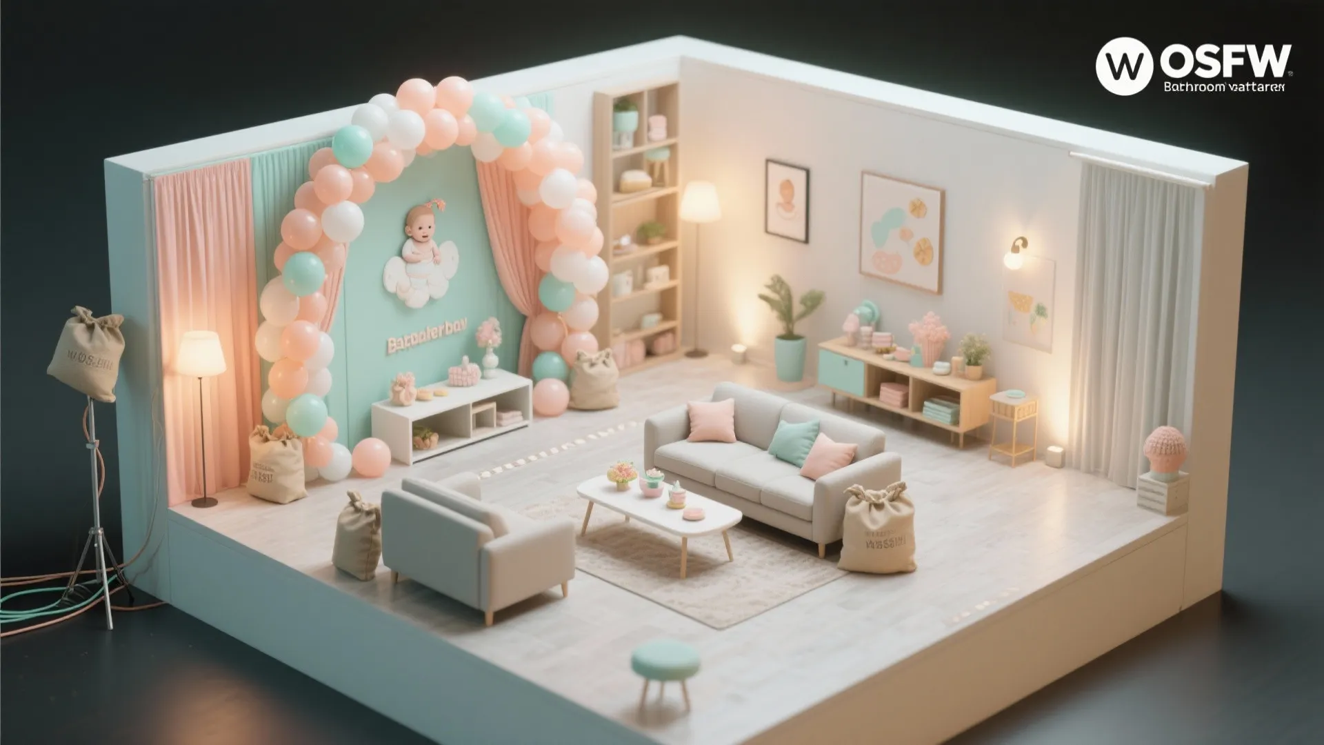 Space-Smart Backdrops: Slim Arches, Modular Frames, Foldable Props