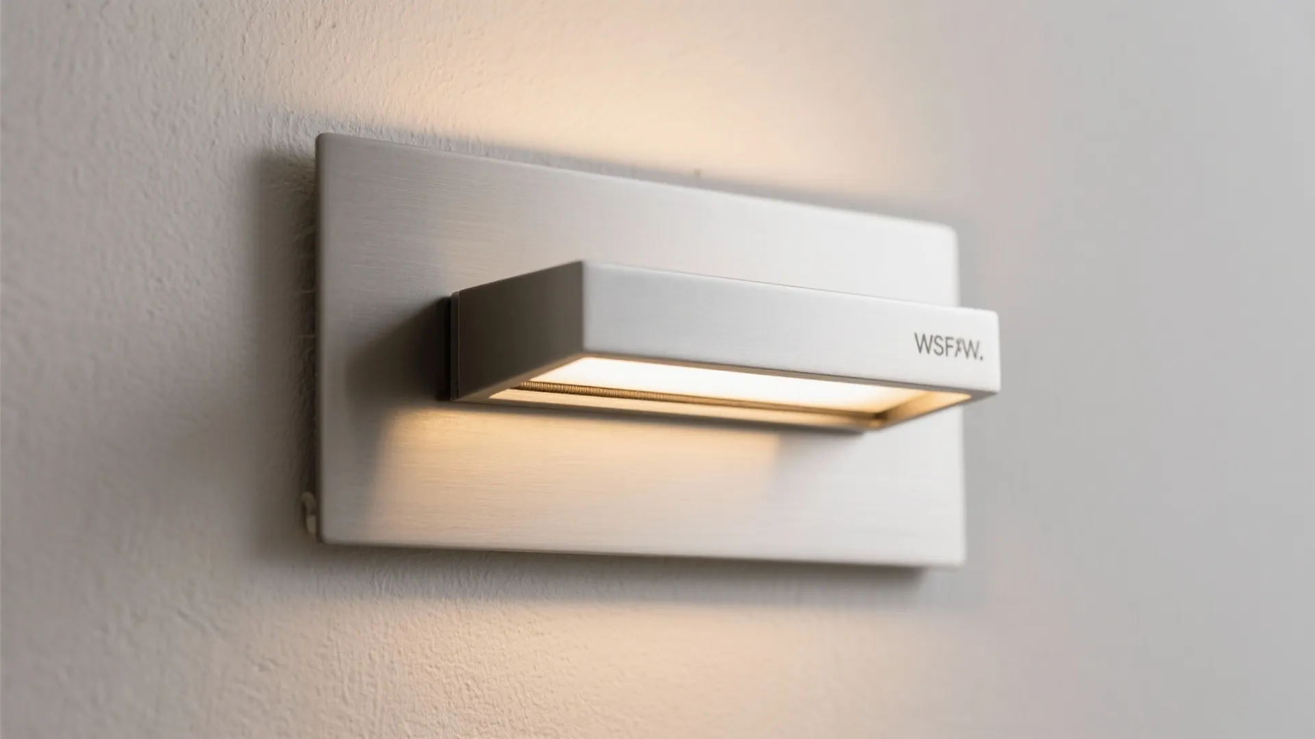 1. Slim backplate for narrow hallways