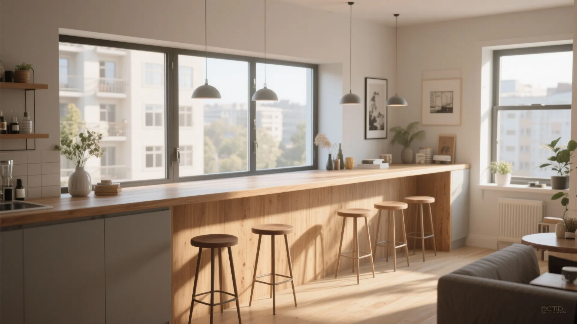 5. Slim Bar Counters