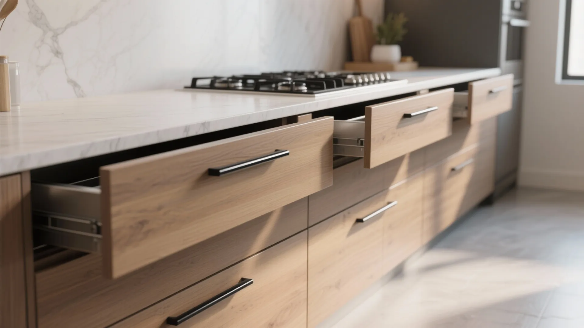 1. Slim Modern Bar Pulls