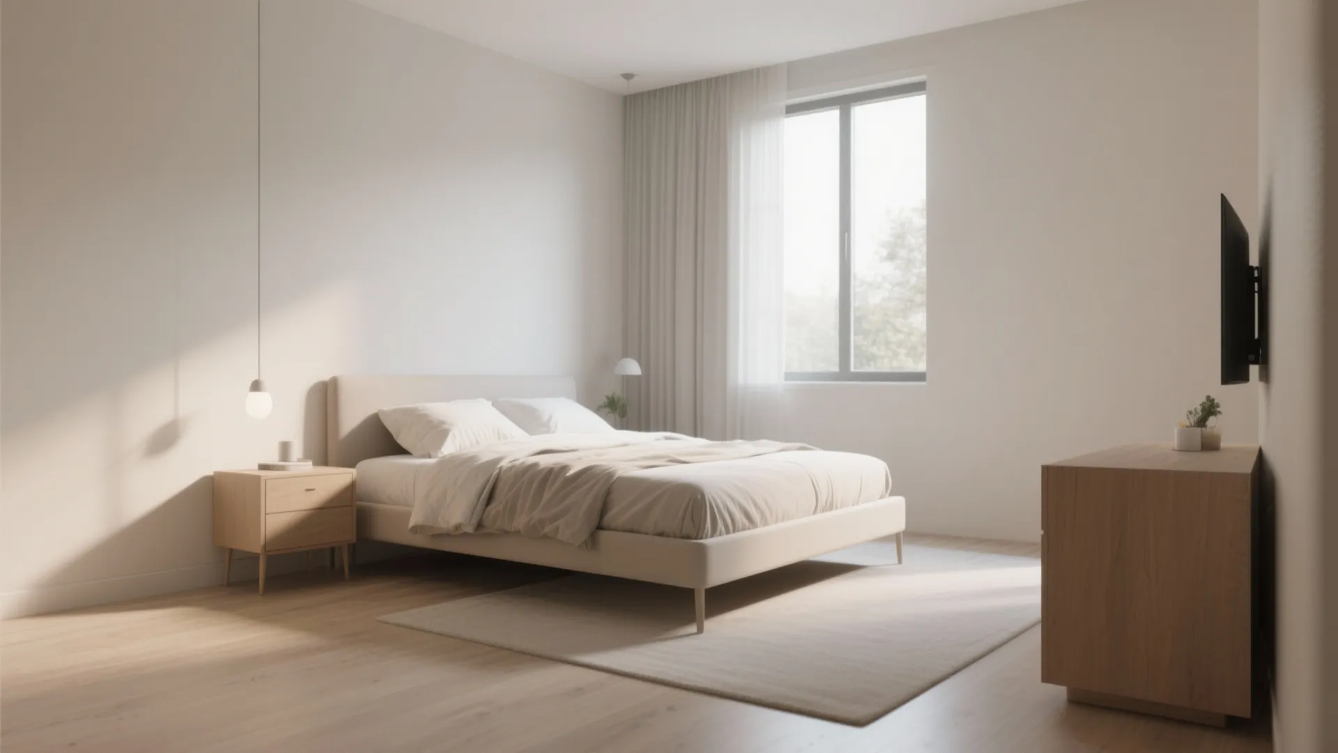 1. Go for a Slim Bed Frame