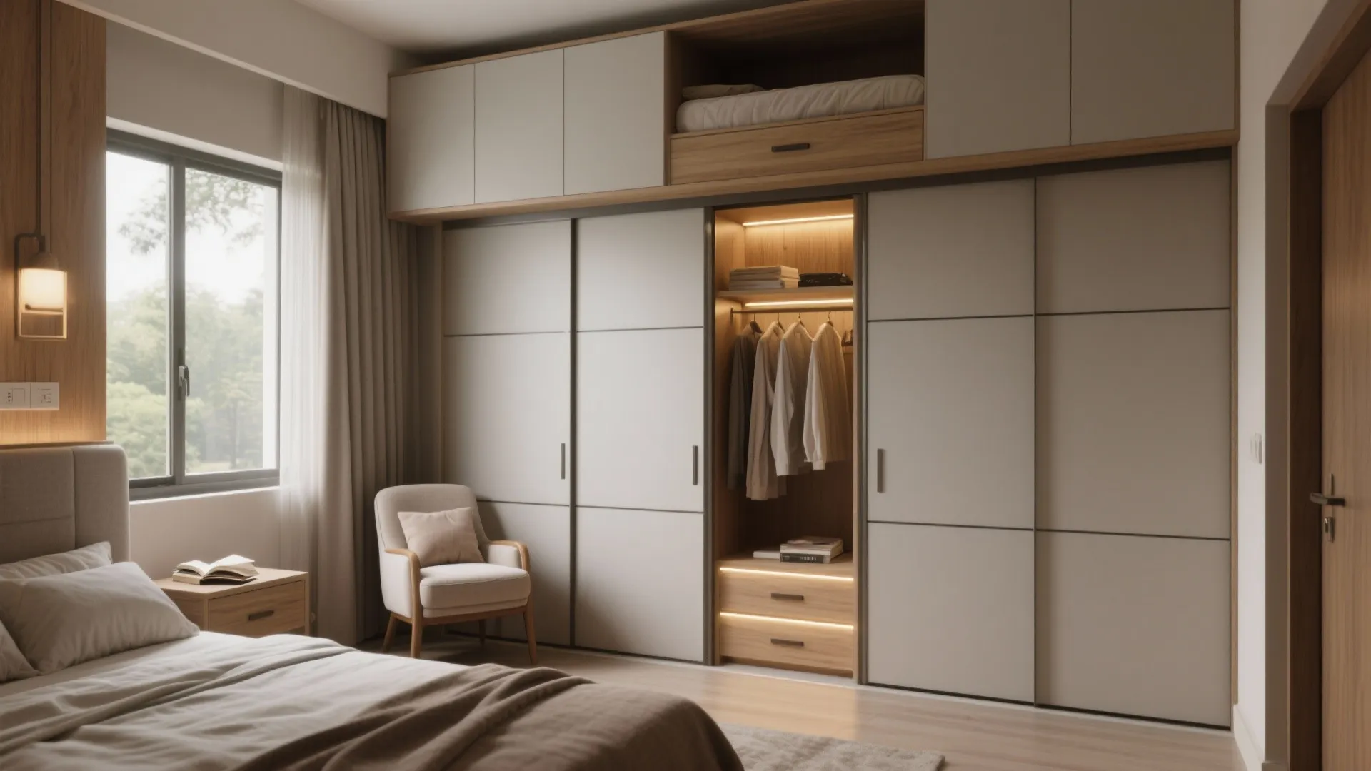 Smart Bedroom Storage in Slim Profiles