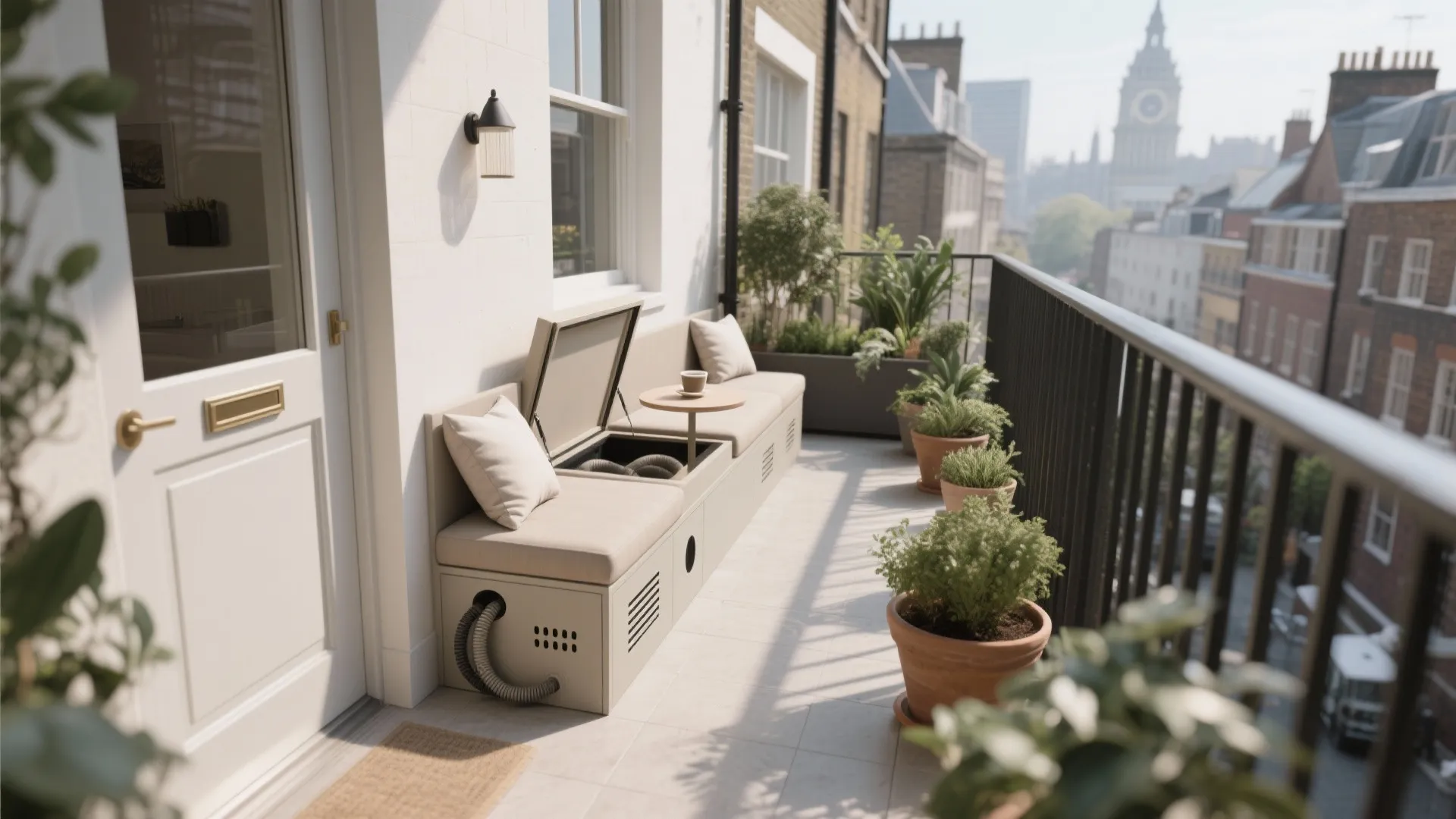 Multi-Function Seating and Slim Storage