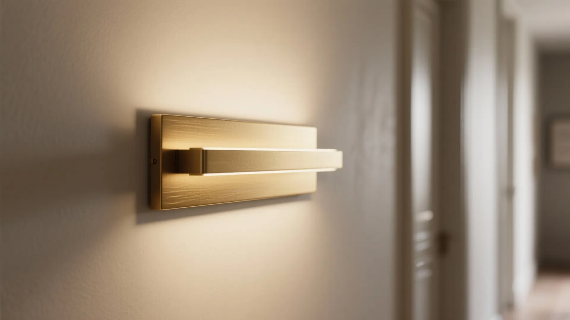 1. Slim Brass Sconces for Narrow Hallways