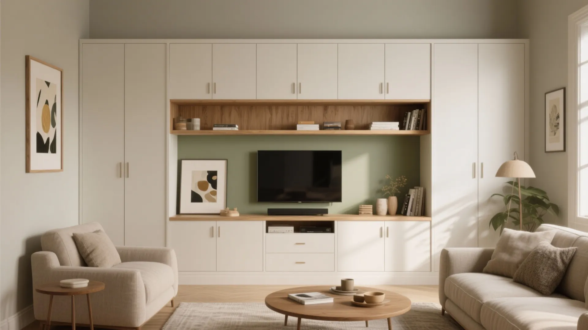 Built-Ins That Behave: Slim Storage + Display