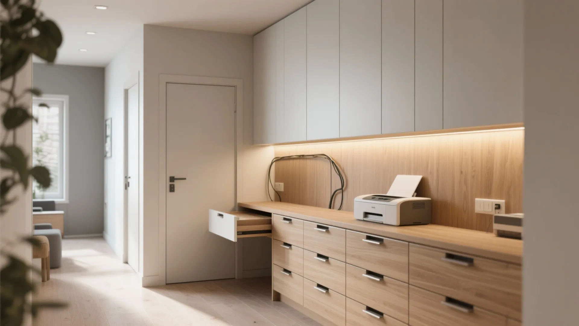 4. Slim built-ins and drawer solutions