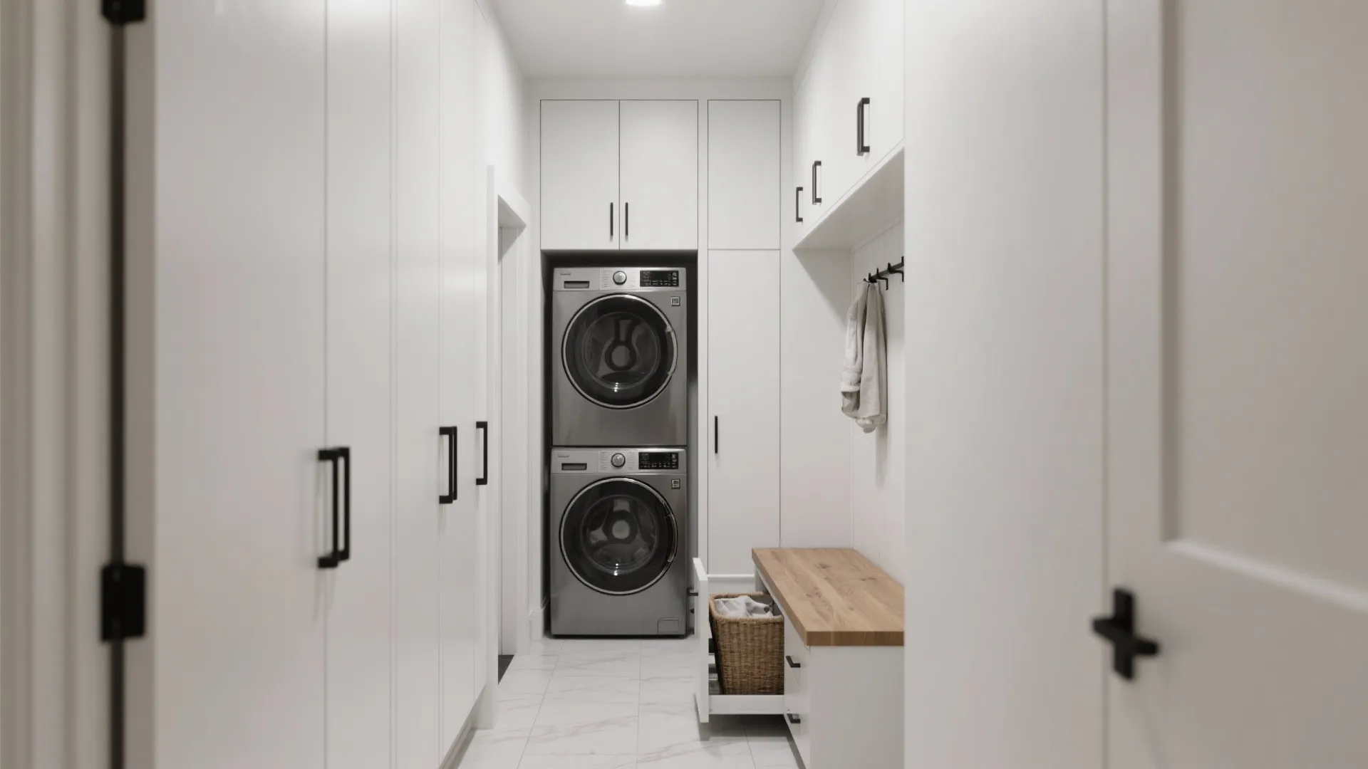 Idea 1: Slim Built-Ins That Work to the Ceiling