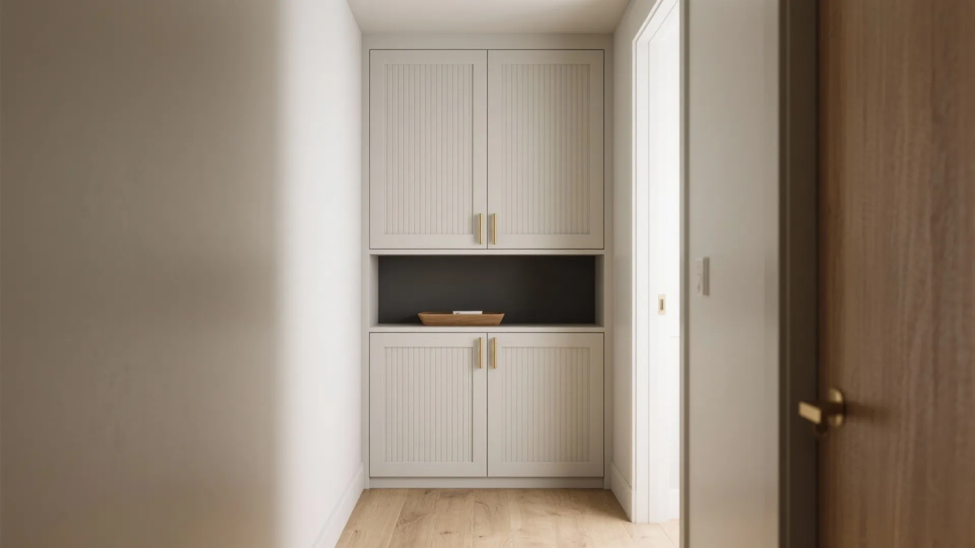 Slender Built-ins: Storage Without Squeezing the Walkway