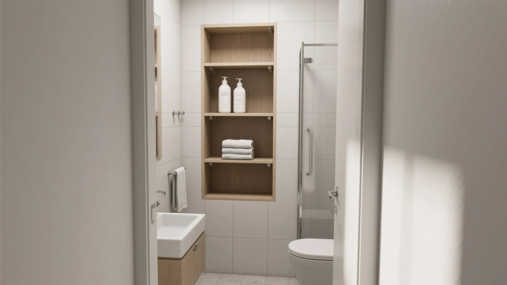 1) Slim Built‑Ins Between Studs