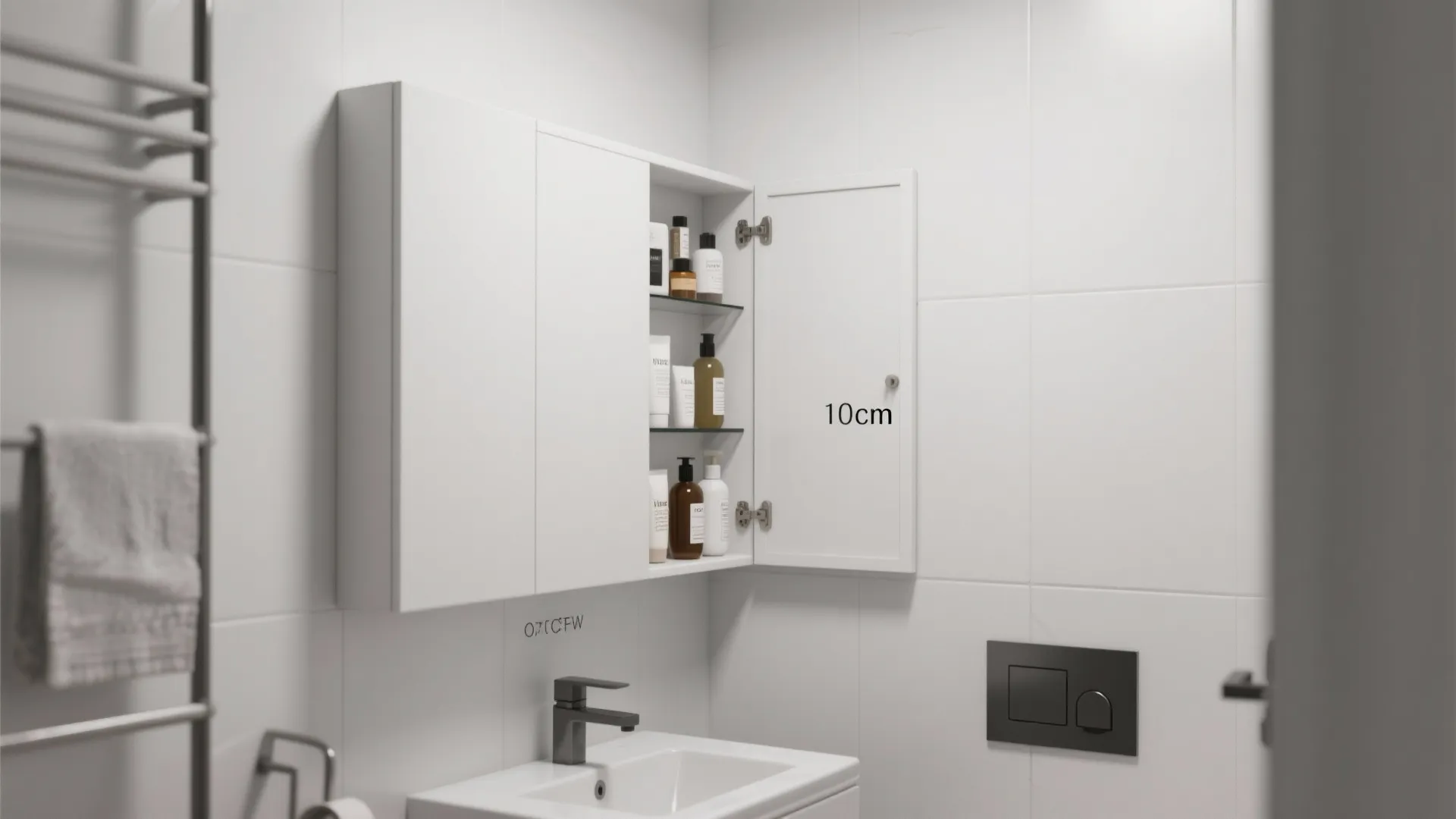 8. Slim Wall Cabinets