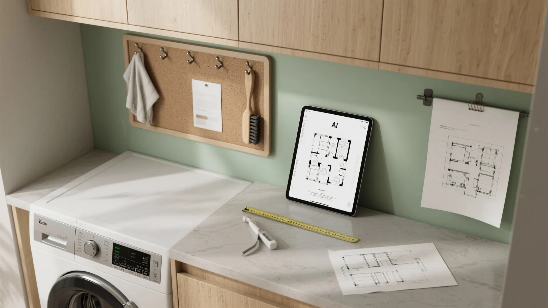 5. Slim wall cabinets + AI layout tweaks