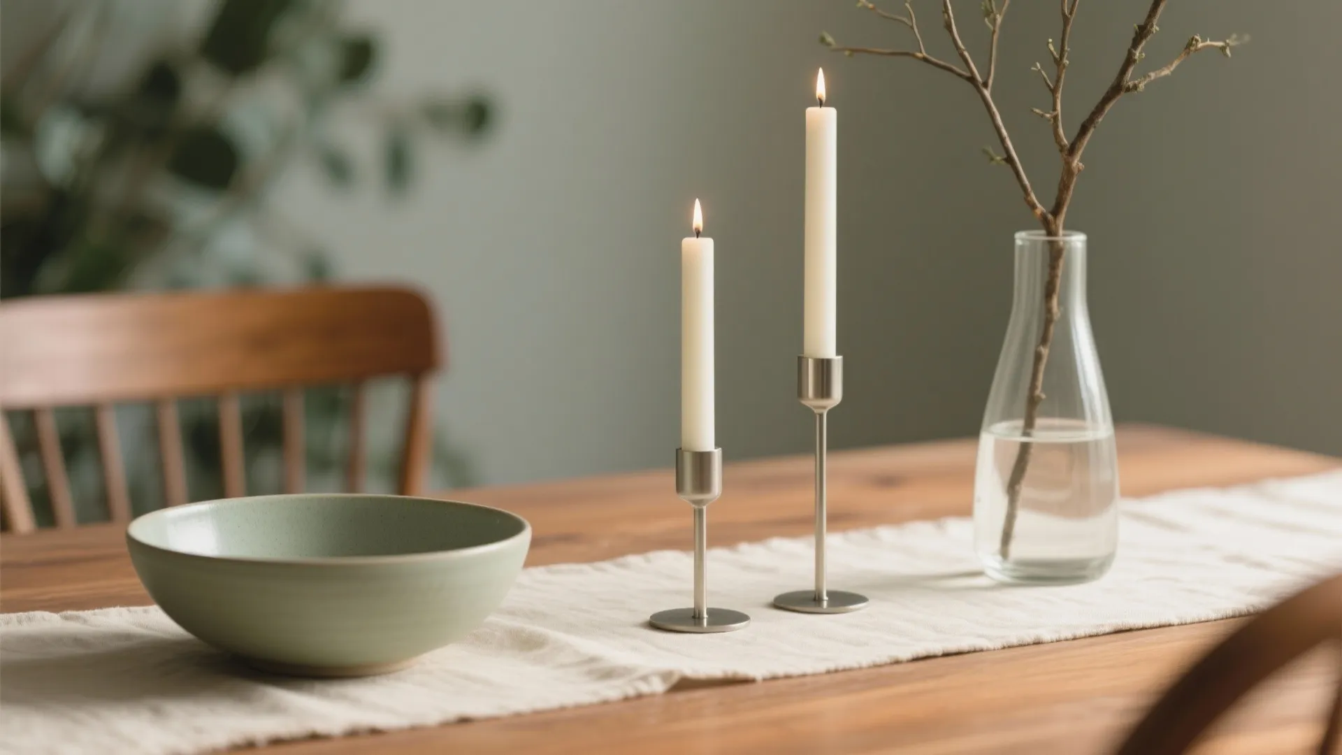 Mix Heights, Not Headaches: Slim Stems and Candlelight