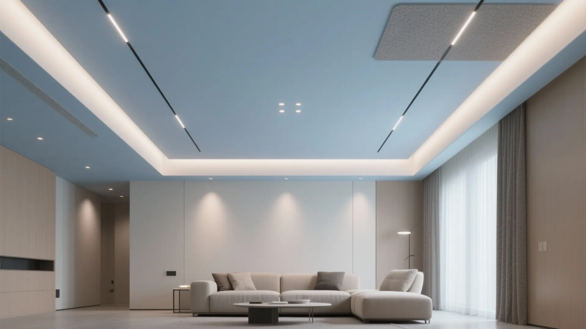 False Ceiling Design for Low Height Room: Space-Saving Solutions