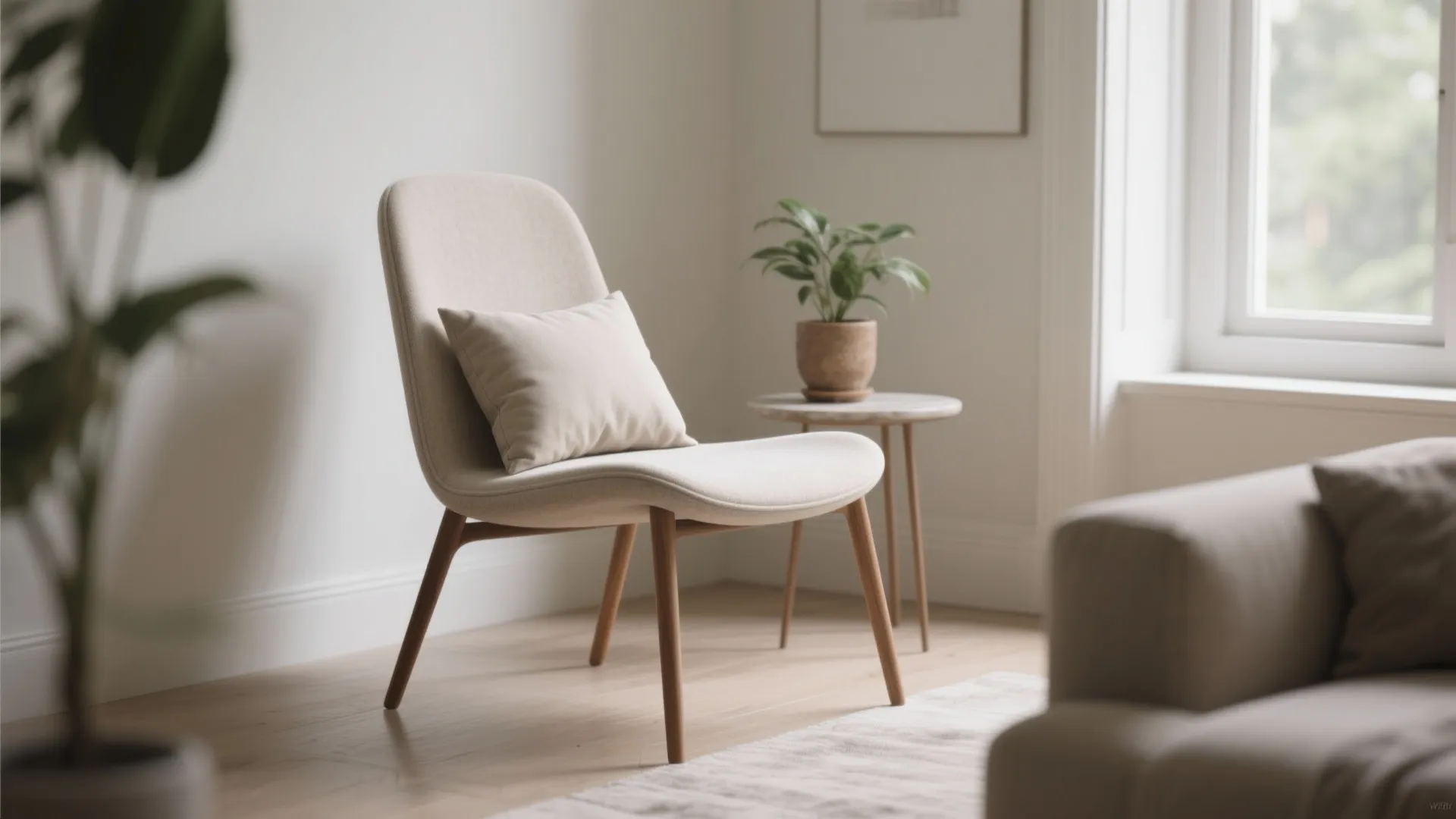 Slim Profile Accent Chair